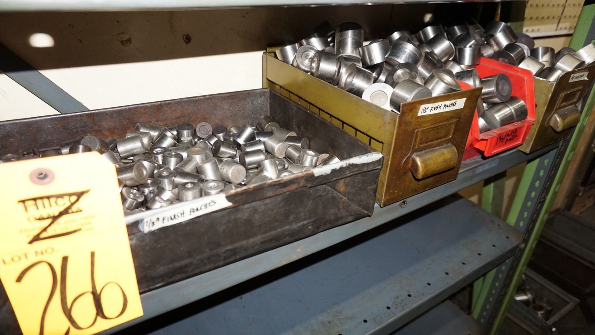 Lot of Asst. 7/8", 1 1/2", 1 1/4", 1" Air Tuf Recess Punches, Wafers, Hex Inserts, Etc. - Image 2 of 8