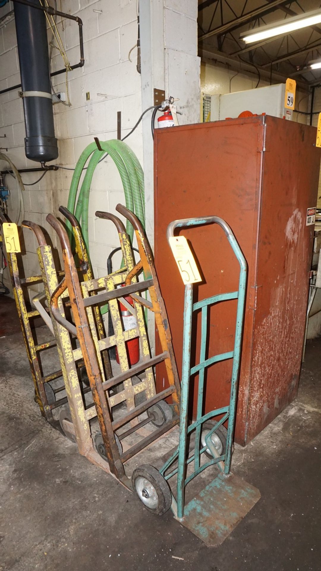 Metal Cabinet with 2-Wheel Dollies