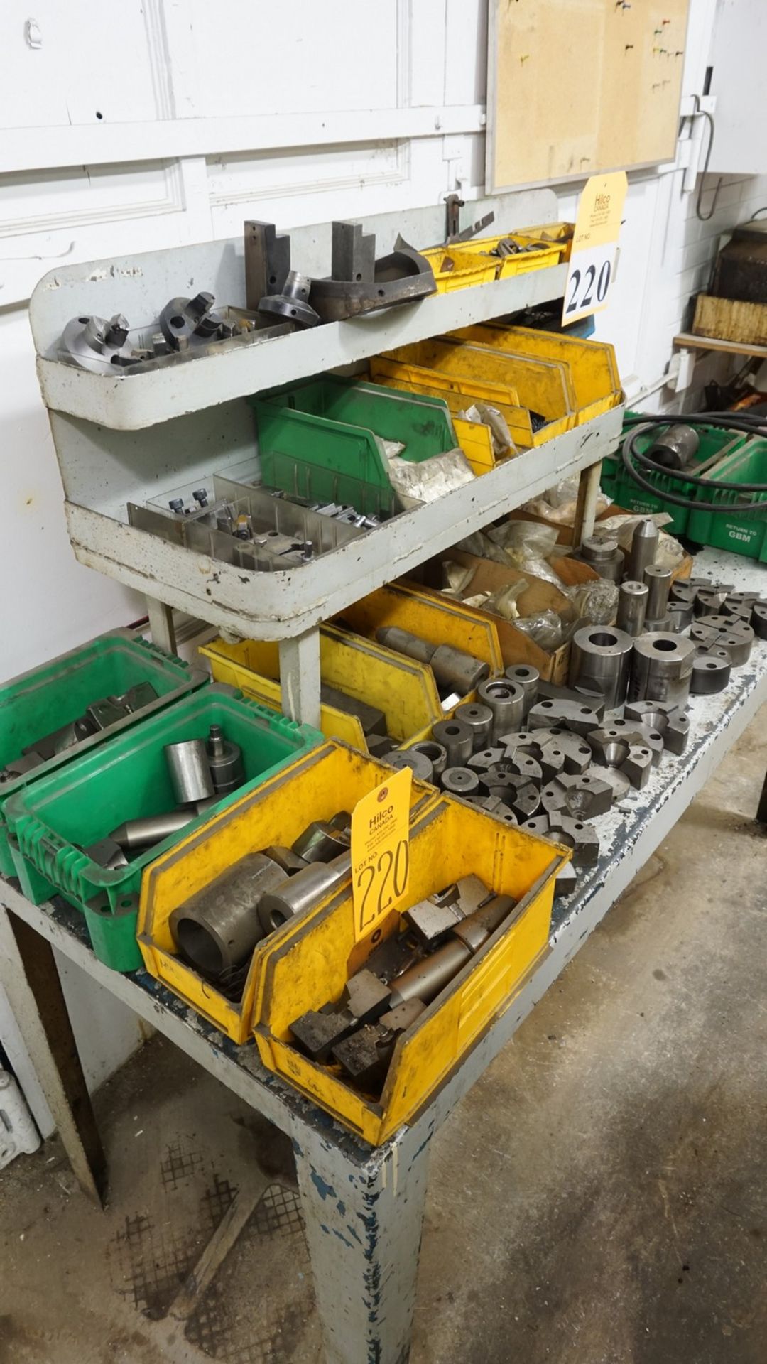Asst. Spare Parts with Tools, Metal Bench, Etc. - Image 2 of 2