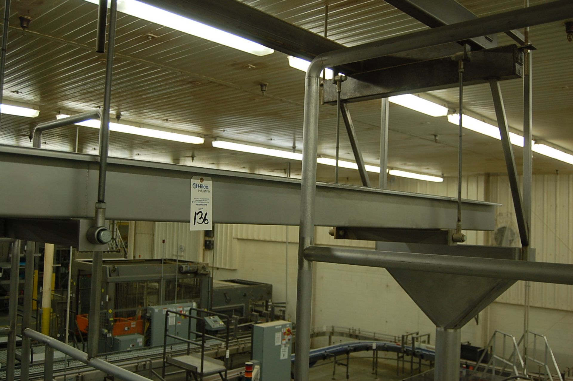 Smalley 40' x 24" Stainless Steel Vibratory Conveyor - Image 4 of 4