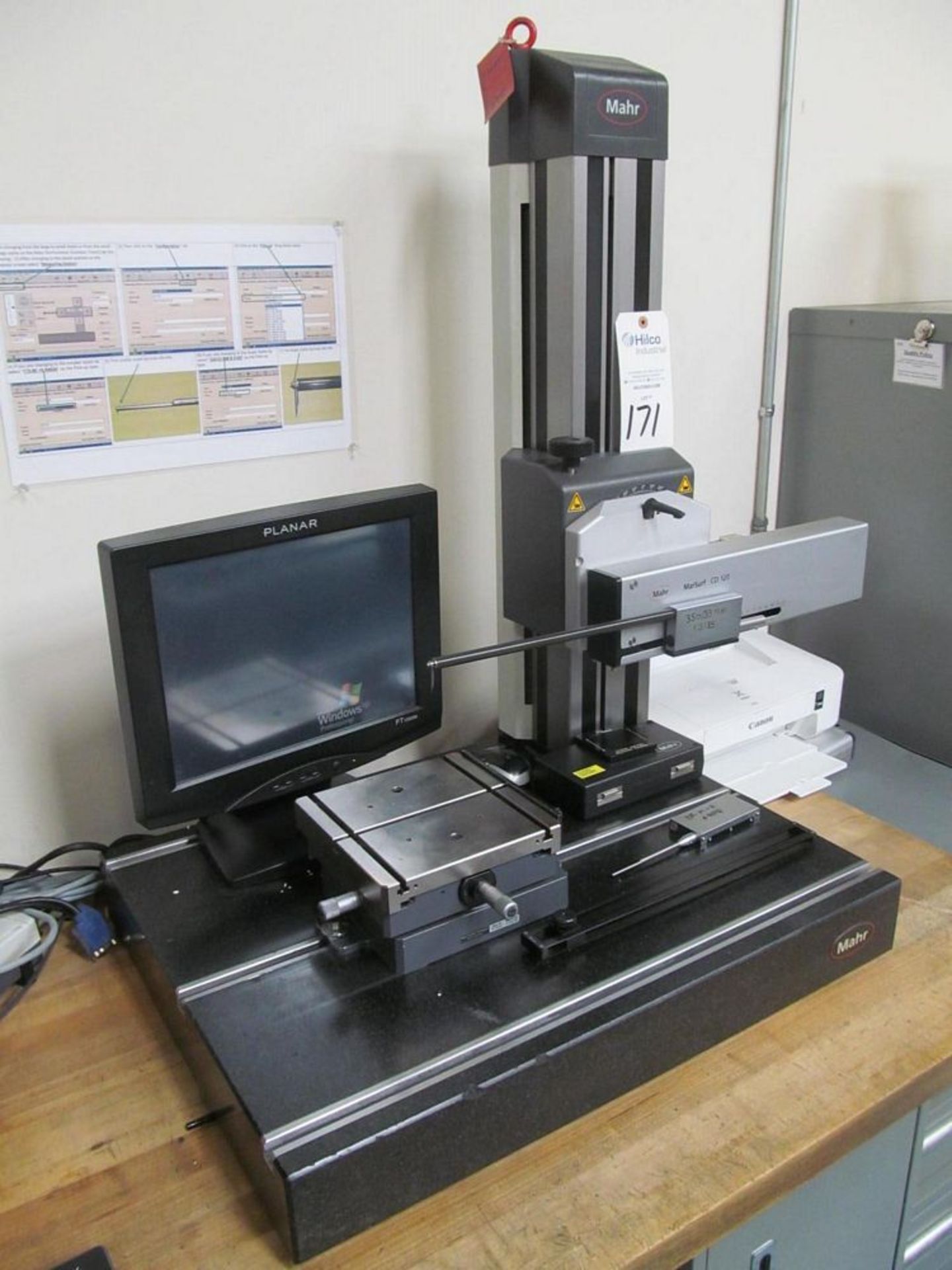 Mahr Model MarSurf CD 120 Contour Measuring Machine