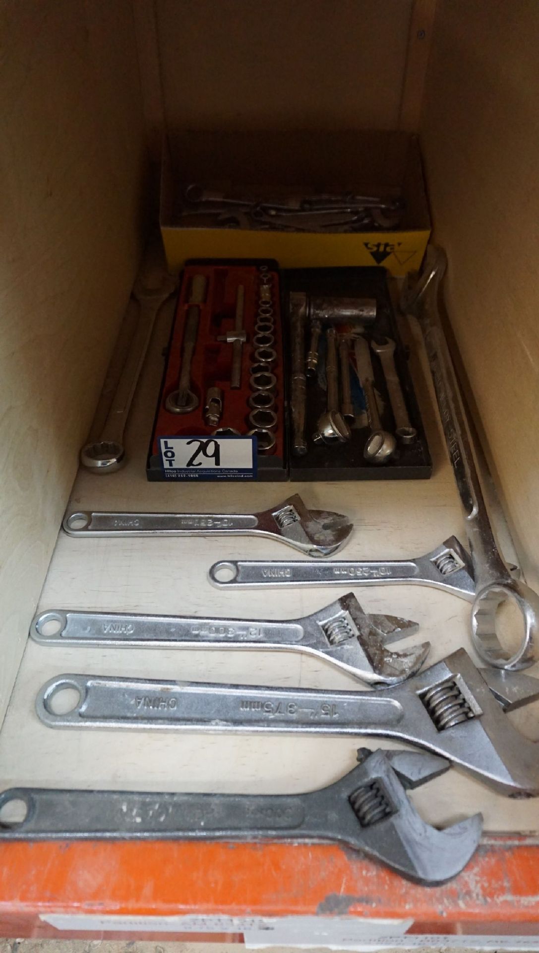 Lot of Asst. Wrenches & Socket Set - Image 2 of 2