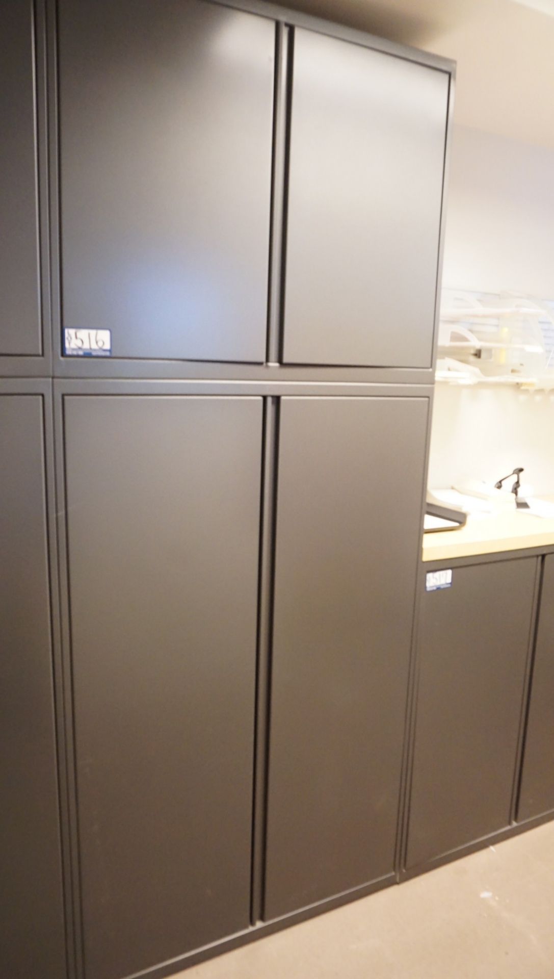 Grey 2-Door Storage Cabinet
