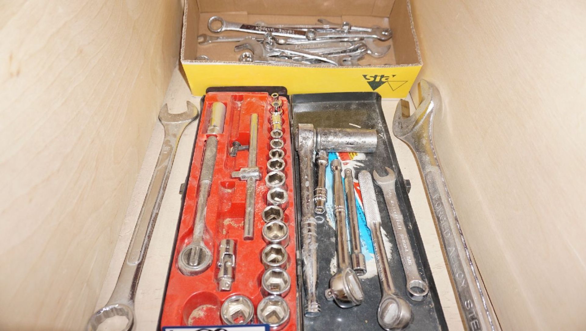 Lot of Asst. Wrenches & Socket Set