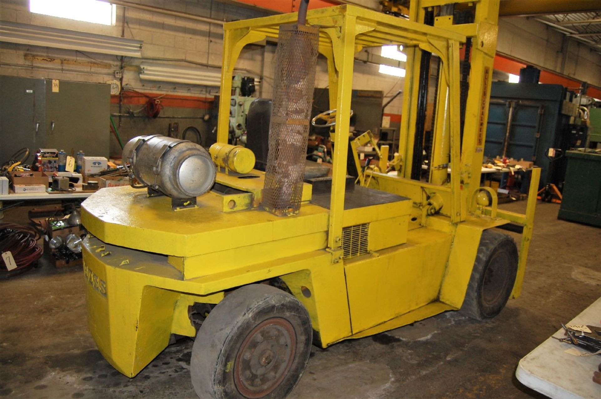 Allis Chalmers Model FP140 LP Gas 14,000-Lbs. x 144" Lift Capacity Forklift Truck - Image 4 of 7