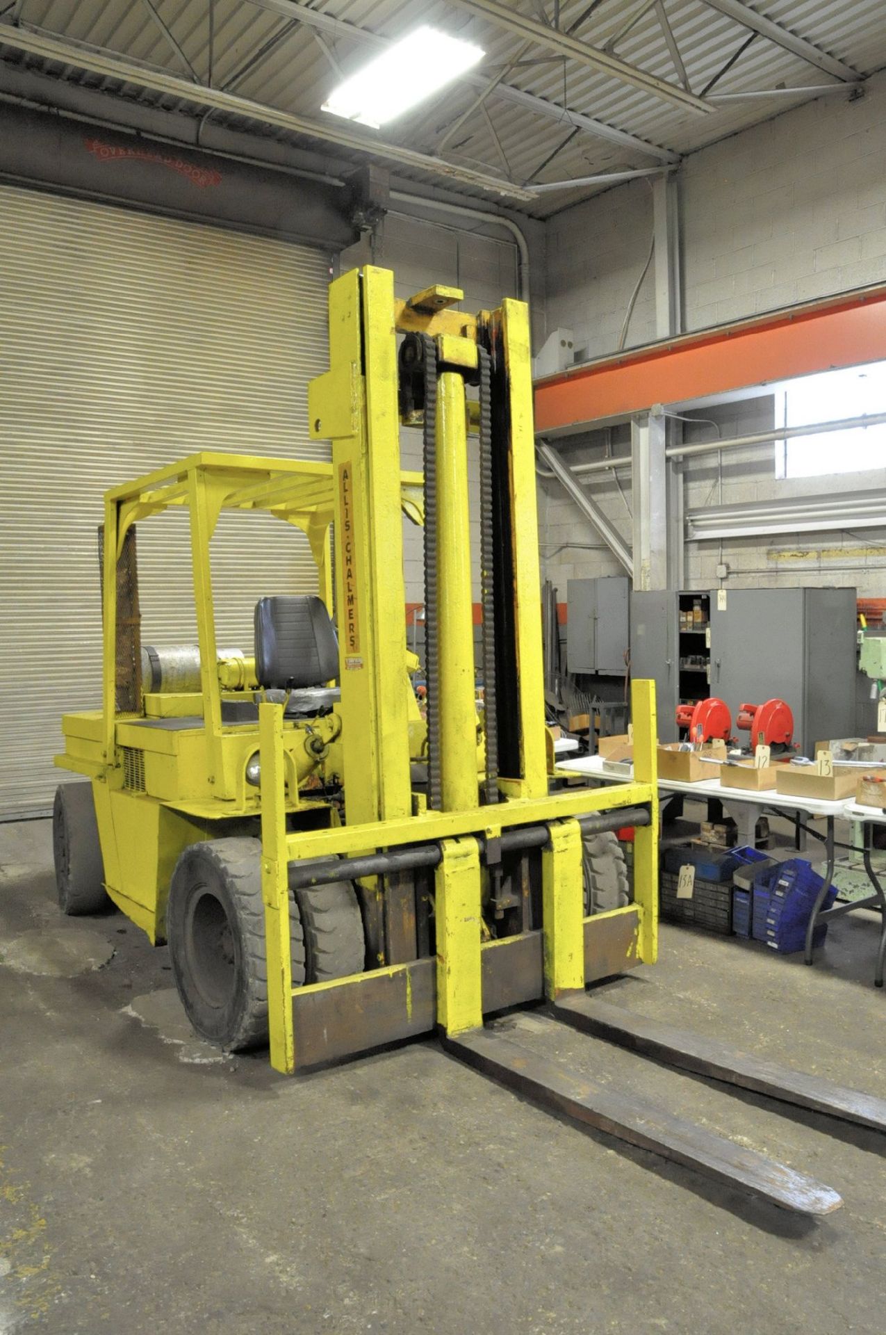 Allis Chalmers Model FP140 LP Gas 14,000-Lbs. x 144" Lift Capacity Forklift Truck - Image 6 of 7