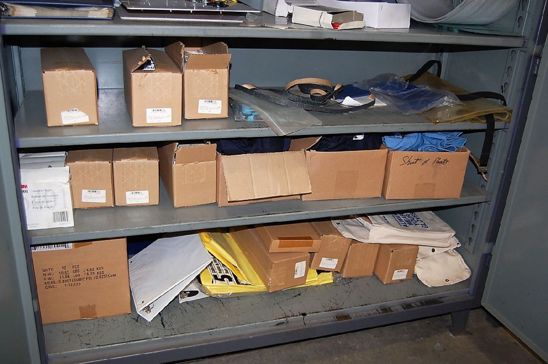 Assorted Shop/Safety Supplies with 2-Door Storage Cabinet - Image 4 of 6