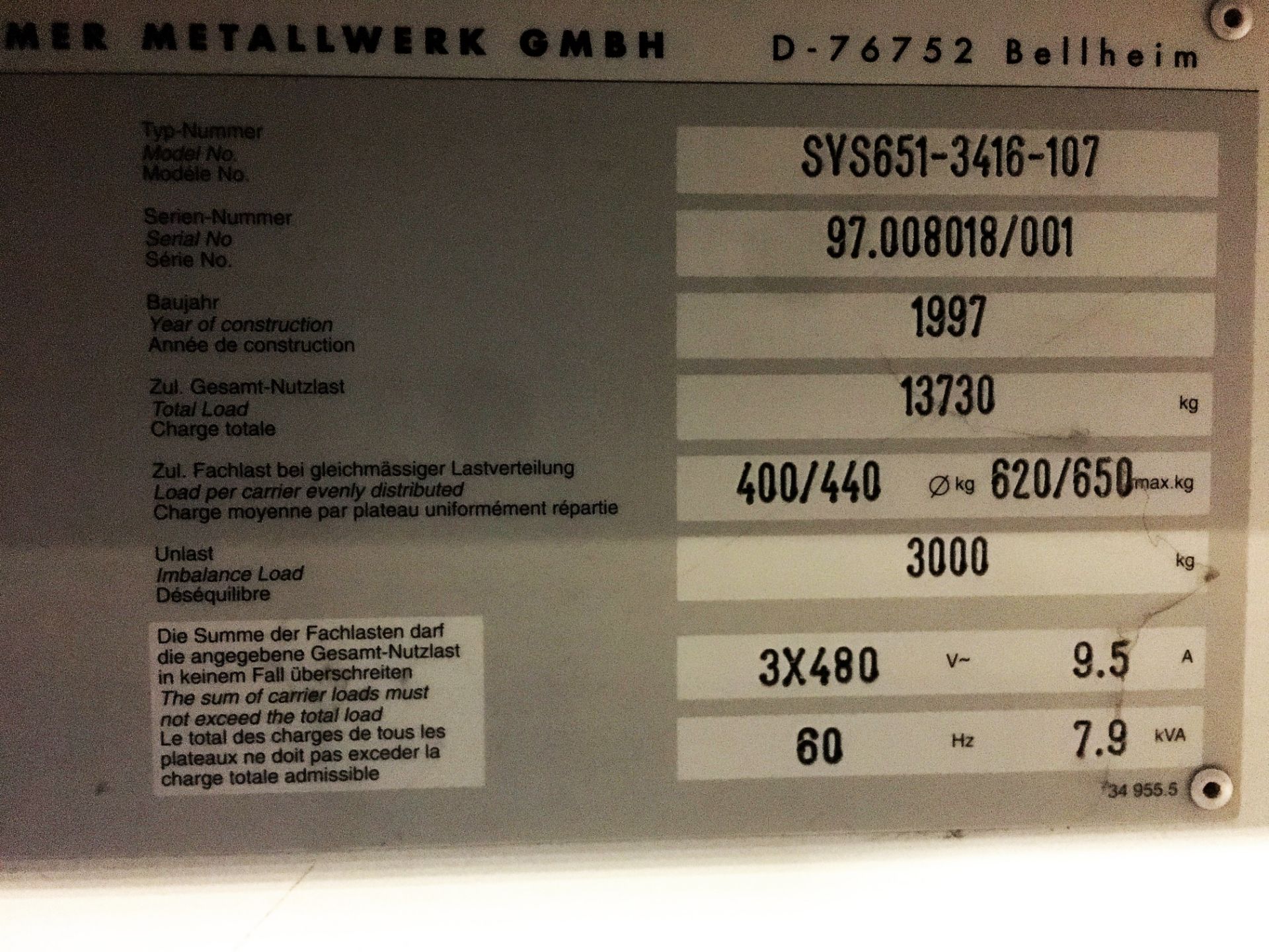 White Conveyors Model Remstar Series 2400 Vertical Carousel Storage/Inventory System - Image 45 of 49