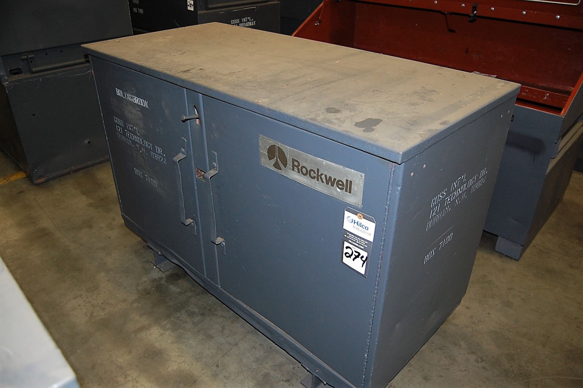 Knaack 54" x 25" x 35" H 2-Door Jobox - Image 2 of 3