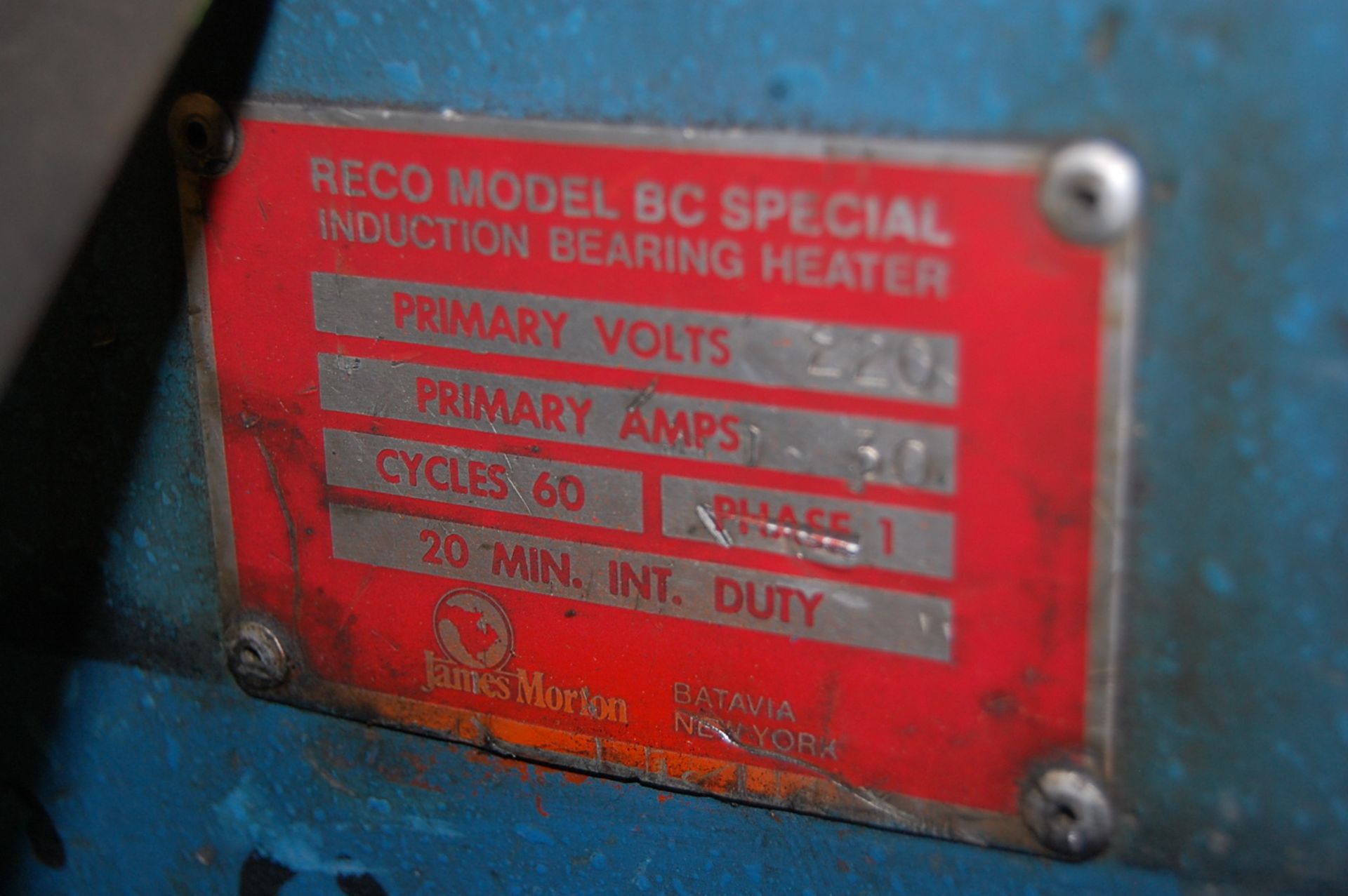 Reco Model BC Special 12" Wide Induction Heater - Image 2 of 2