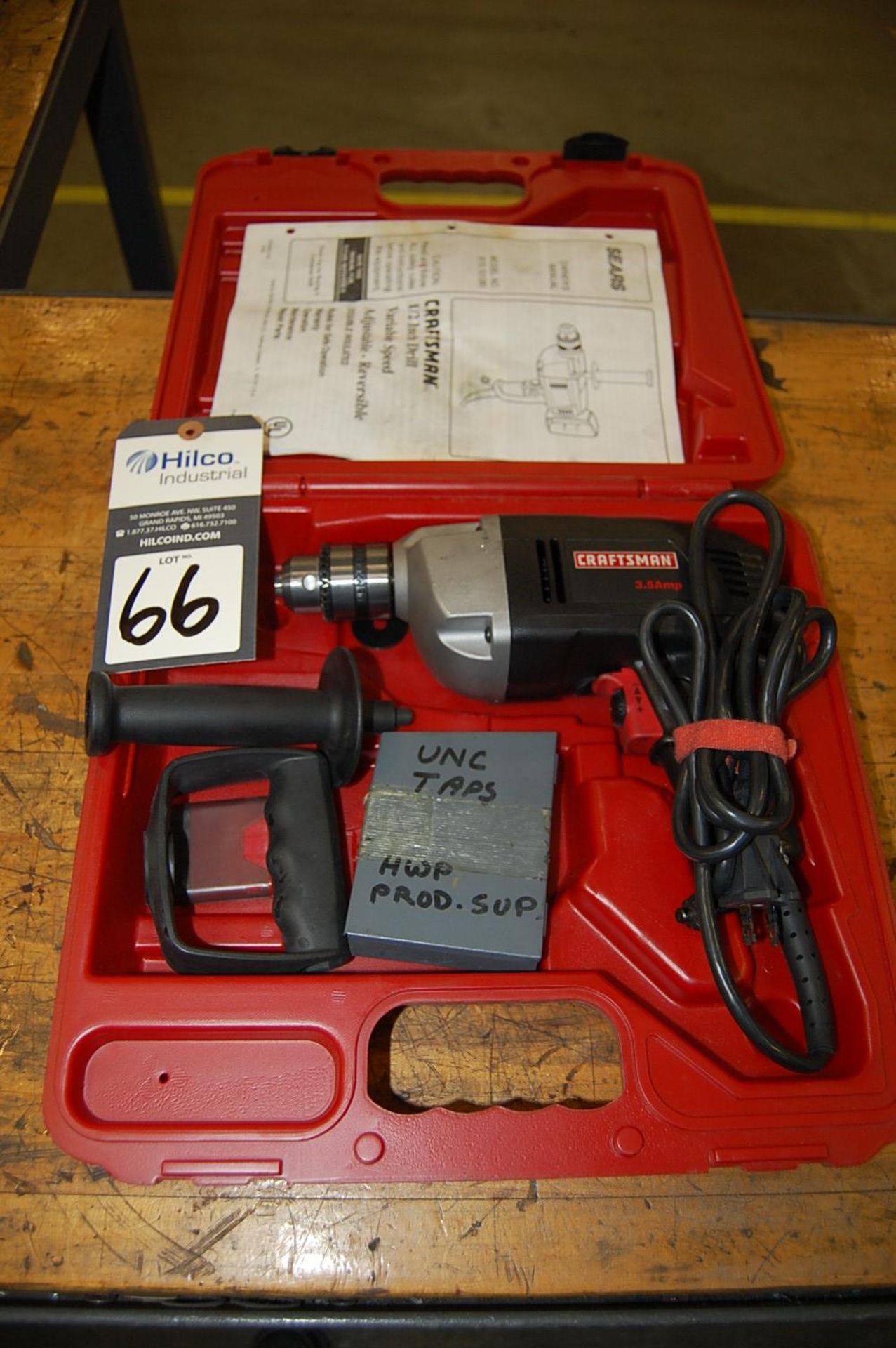 Craftsman Model 315.101280 Electric 1/2" Drill