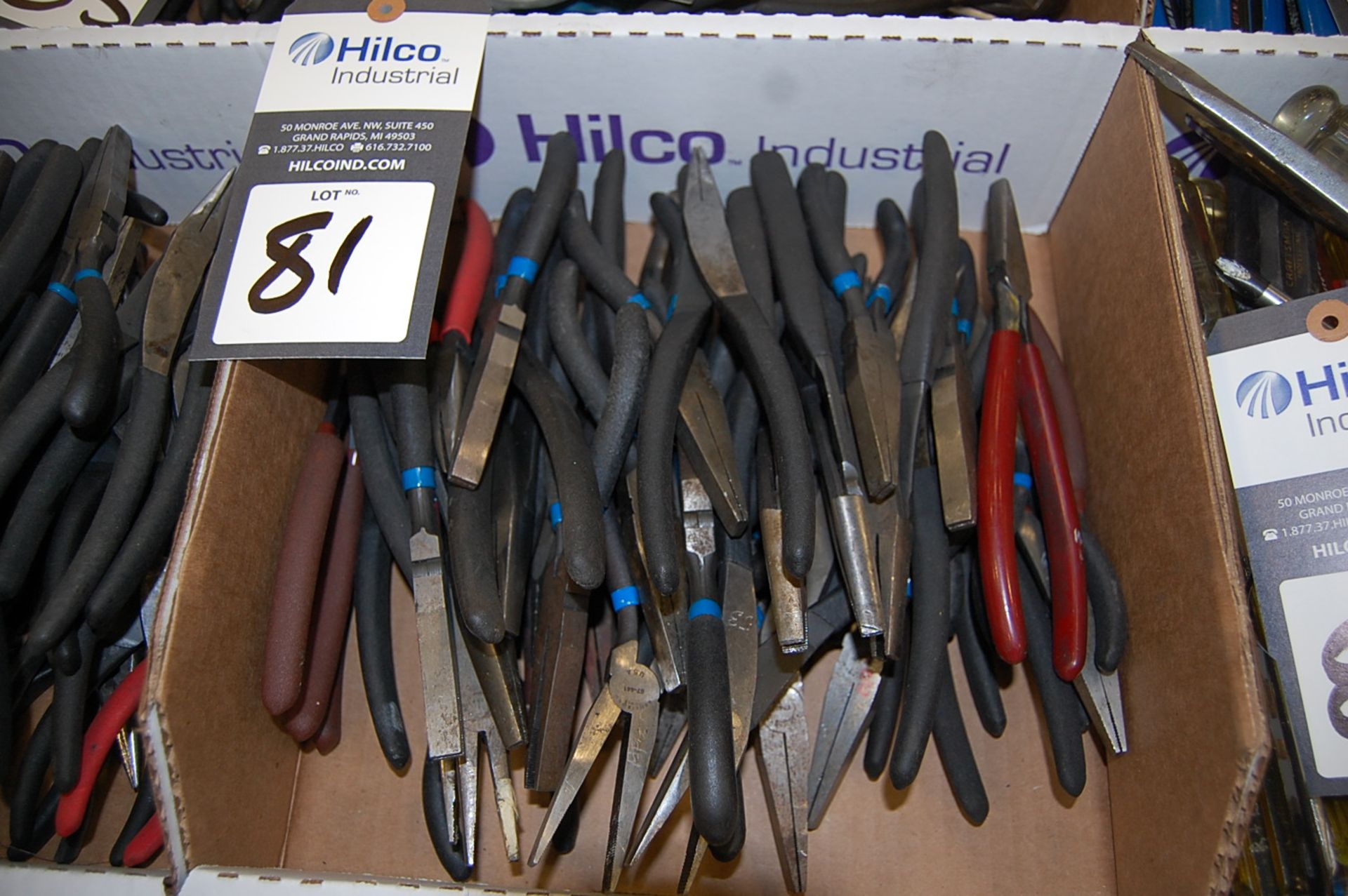 Box of Long Nose Pliers