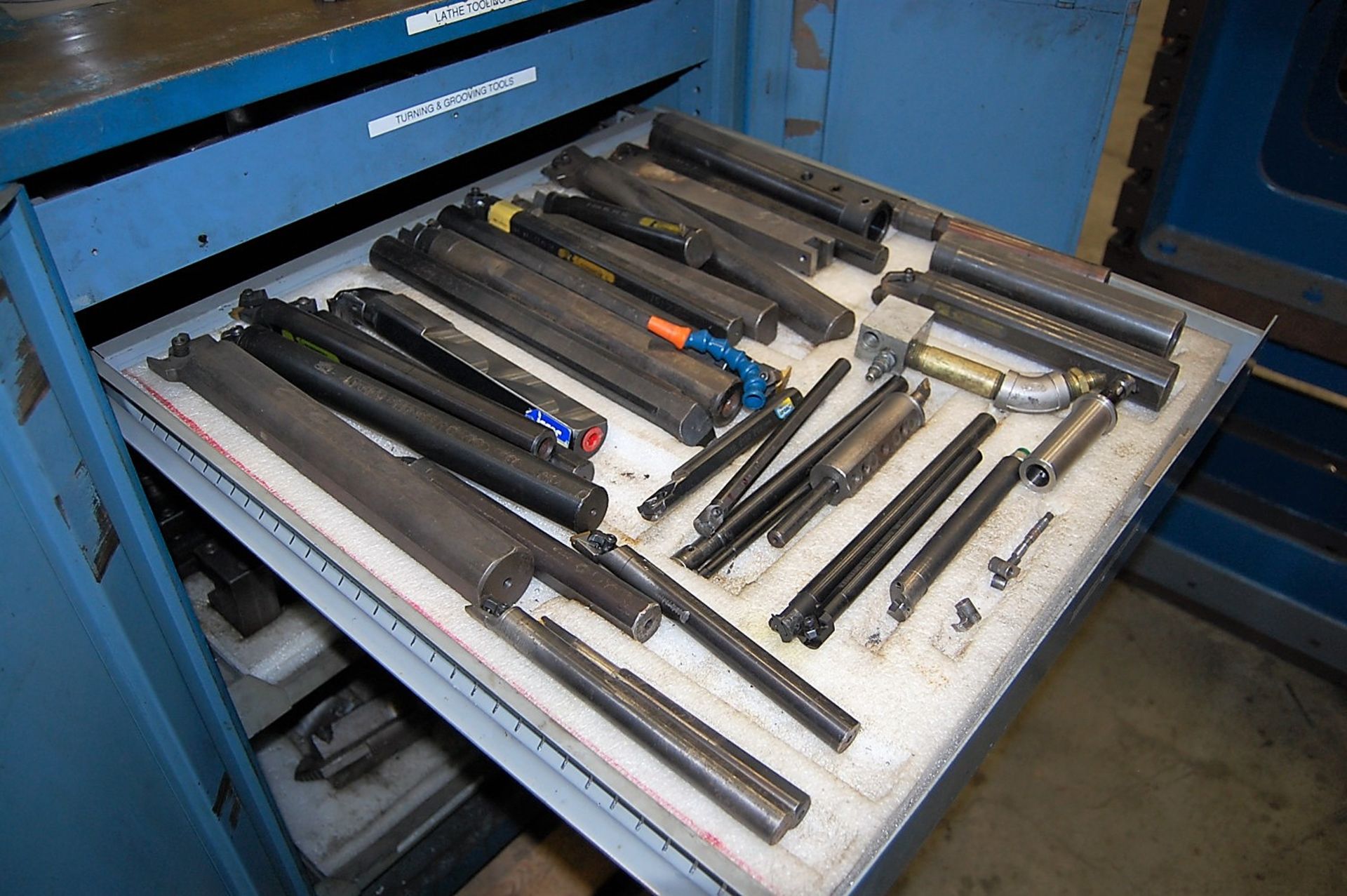 Cabinet with Assorted Lathe Tooling - Image 2 of 4