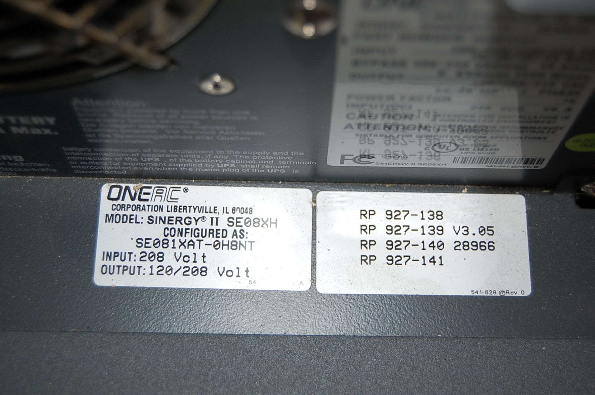 Model OneAC Uninterruptible Power Supply - Image 14 of 14
