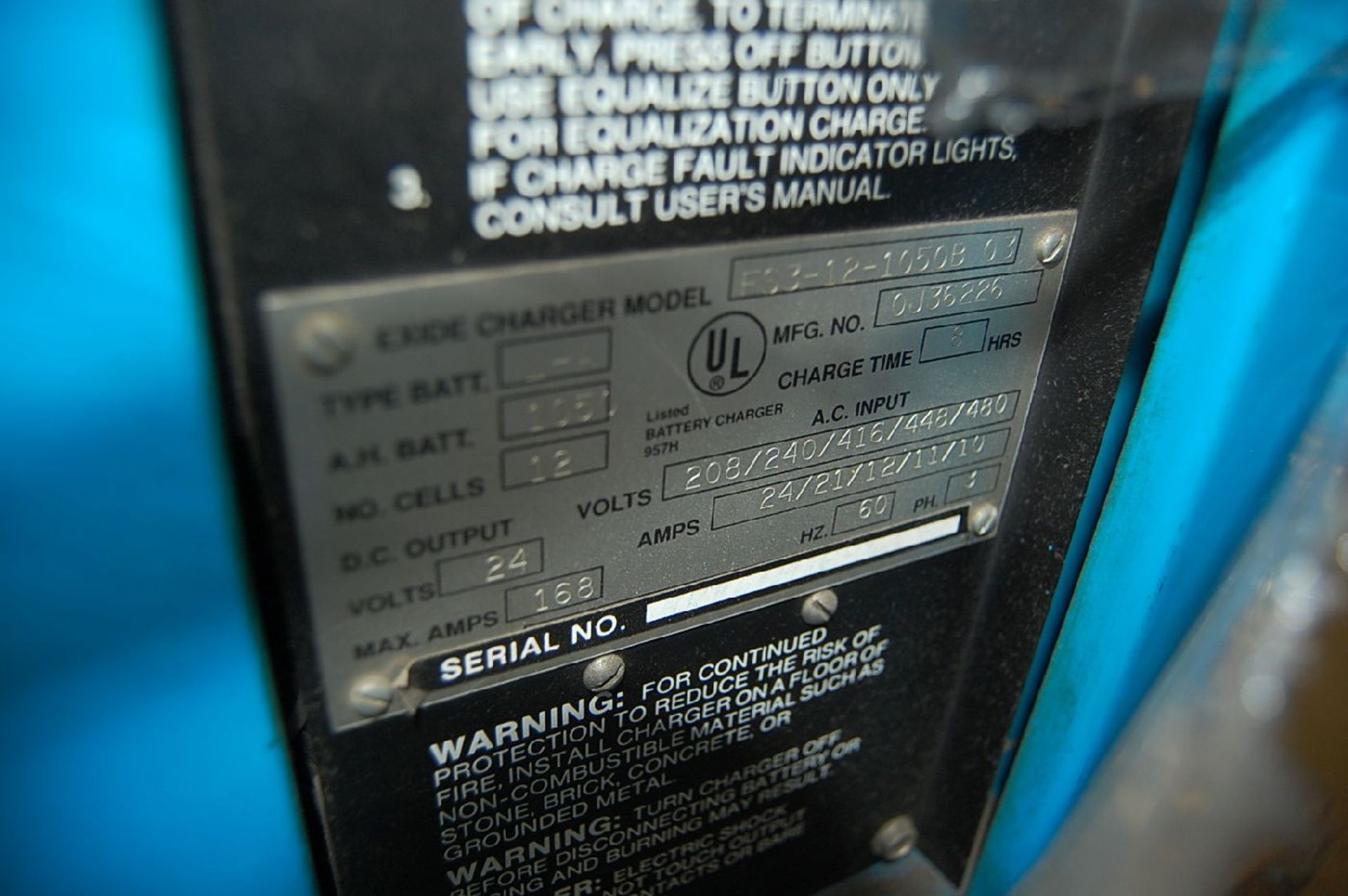 Exide System 3000 Type L-A Battery Chargers - Image 3 of 6