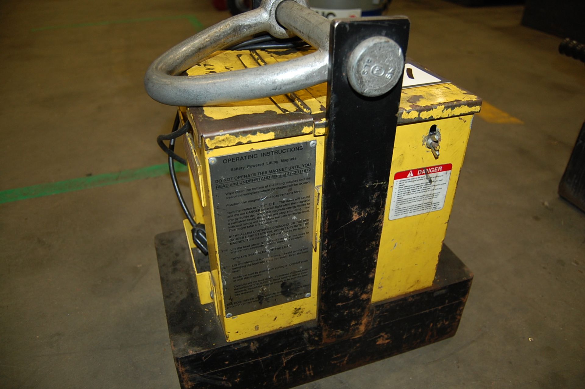 OS Walker Model BM-1350 9" x 15" - 3,000 Lb Capacity Lift Magnet - Image 2 of 5