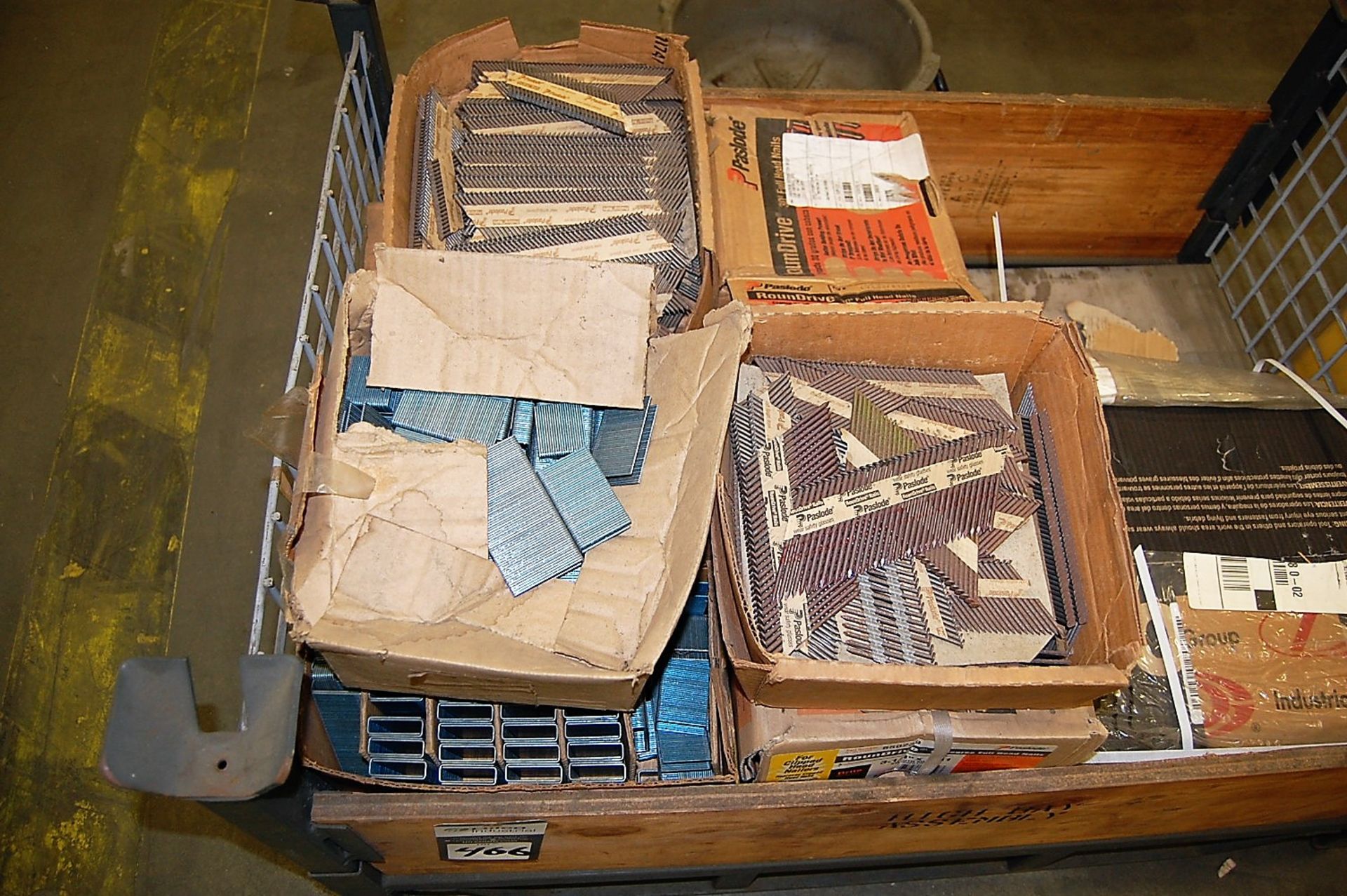 Basket with Assorted Nails/Fasteners - Image 2 of 4