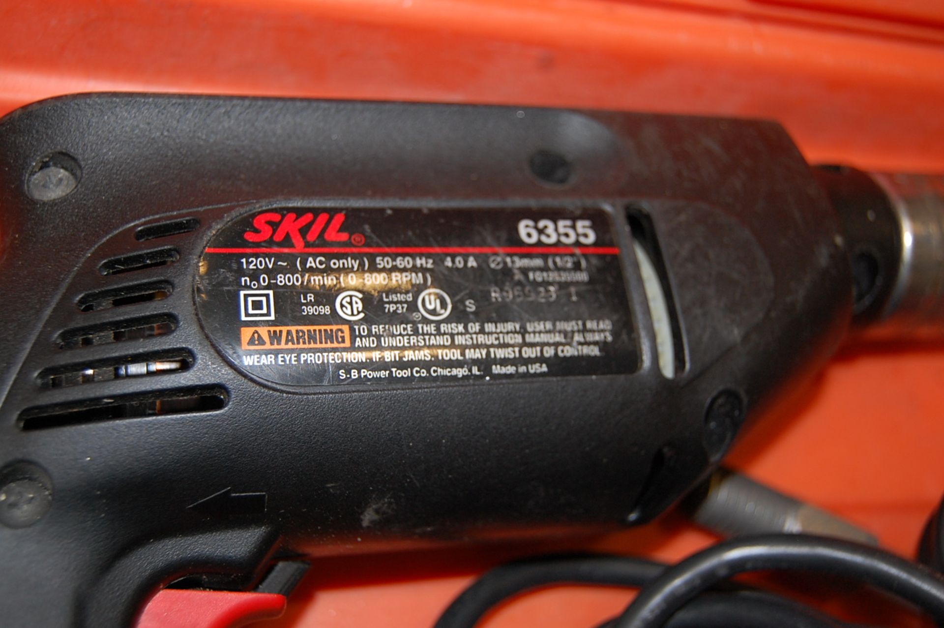 Skil Model 6355 1/2" Electric Drill - Image 3 of 4