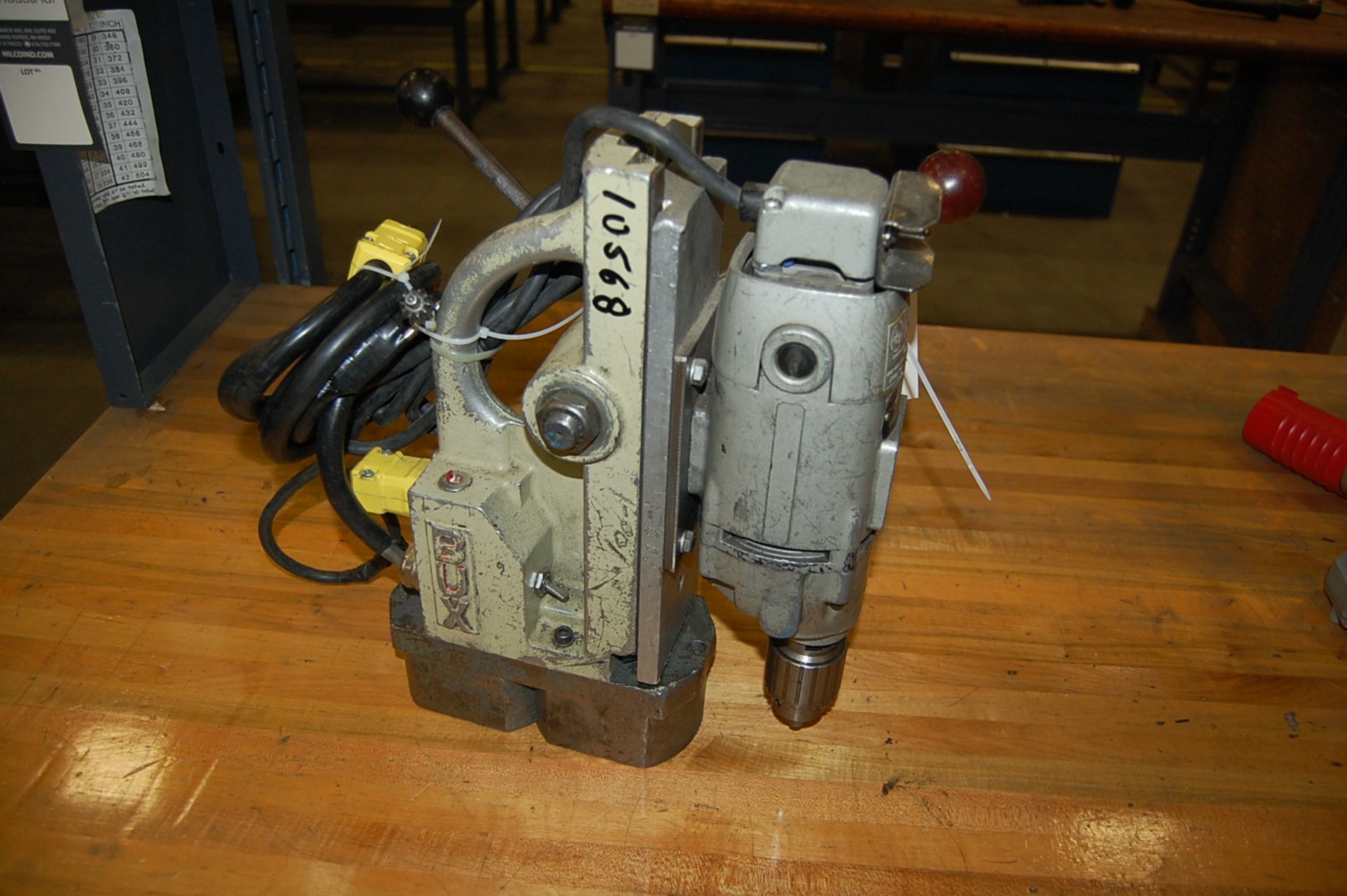 Bux Model KCD-MN1 MWK 1 Electric Magnetic Base with Porter Cable #77767 EHD 1/2" Power Unit/Drill - Image 2 of 4