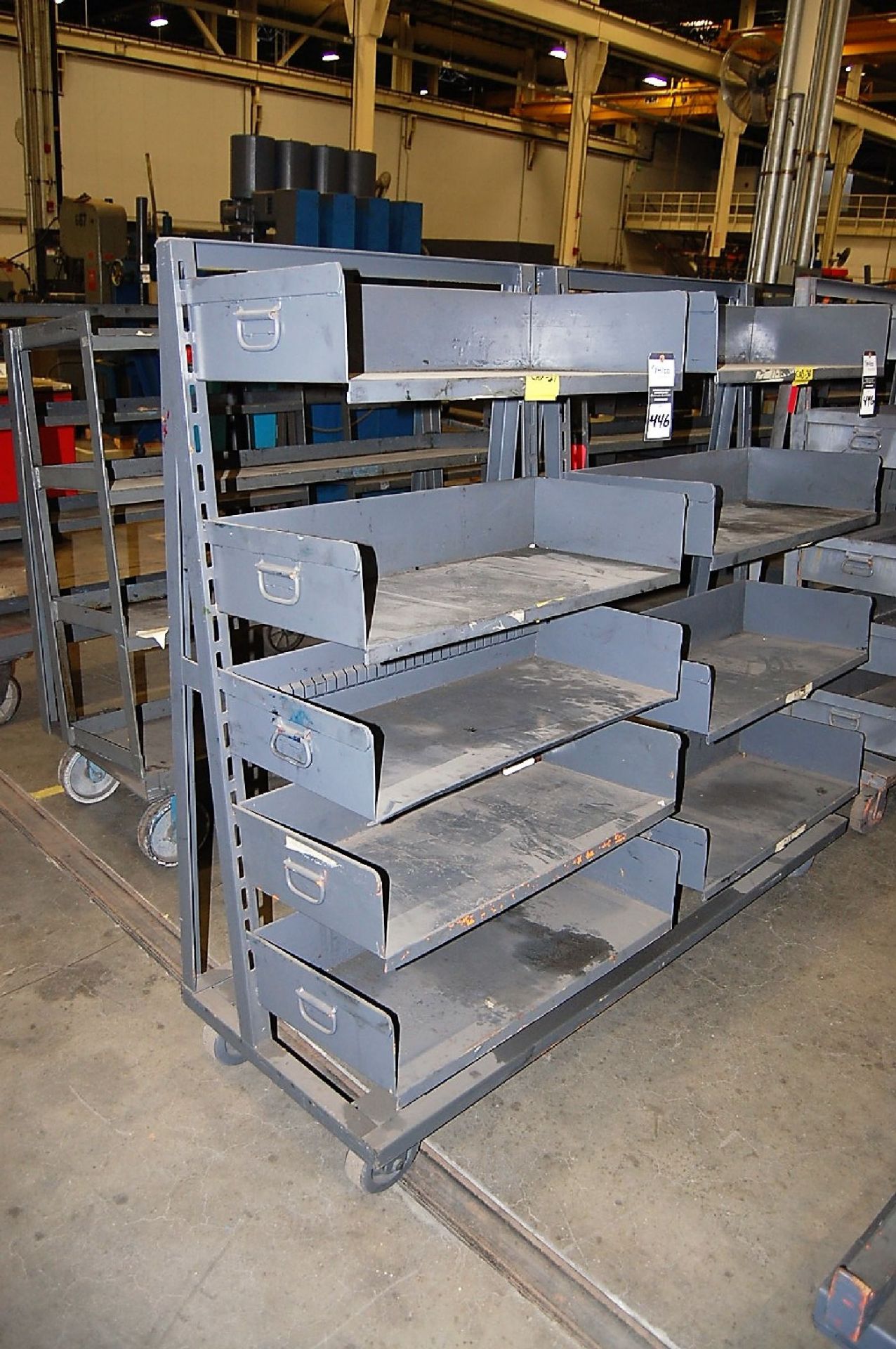 Lot of (6) 36" W x 20" D x 65" H Roller Storage Cart - Image 2 of 3