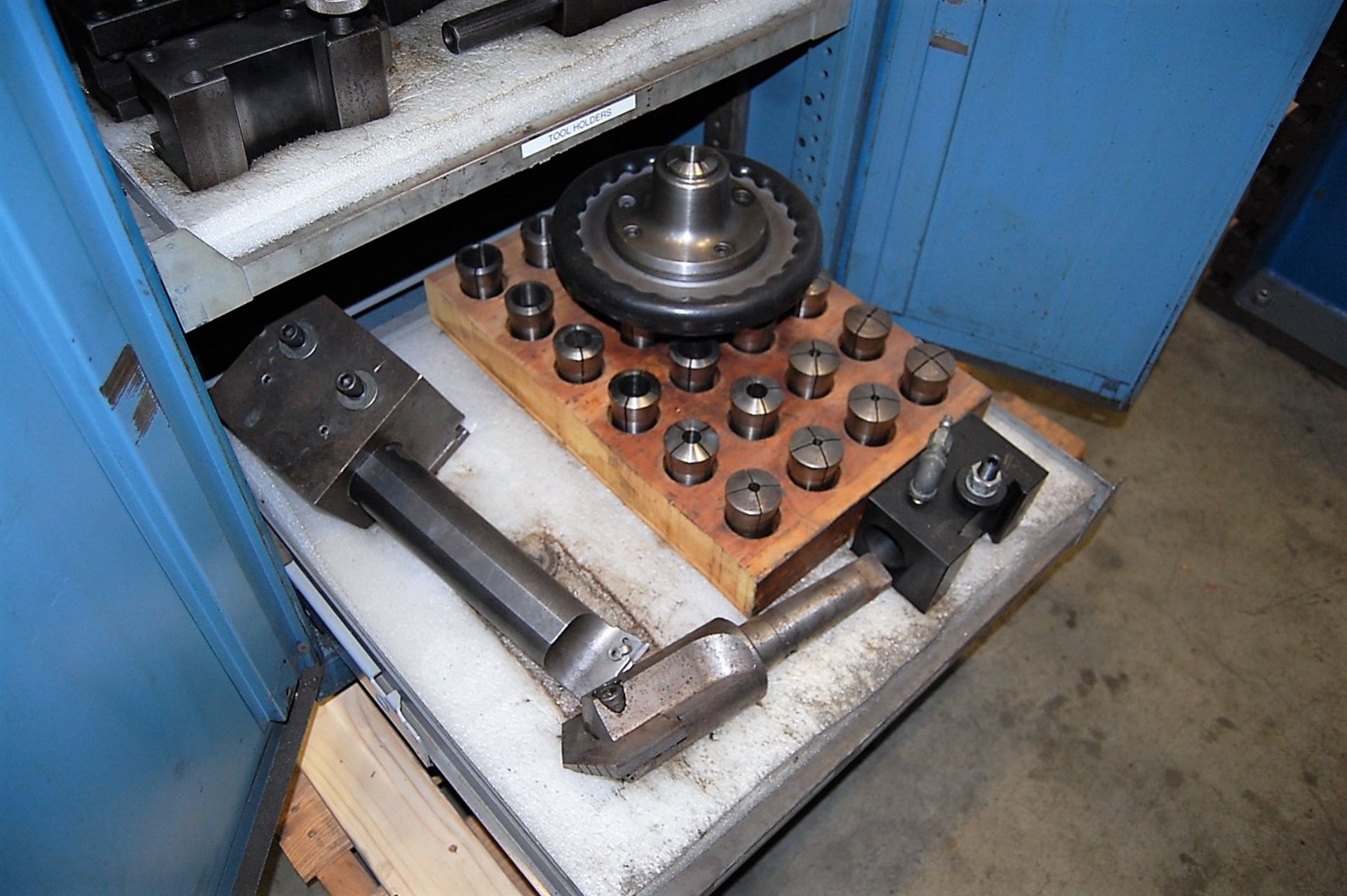 Cabinet with Assorted Lathe Tooling - Image 4 of 4