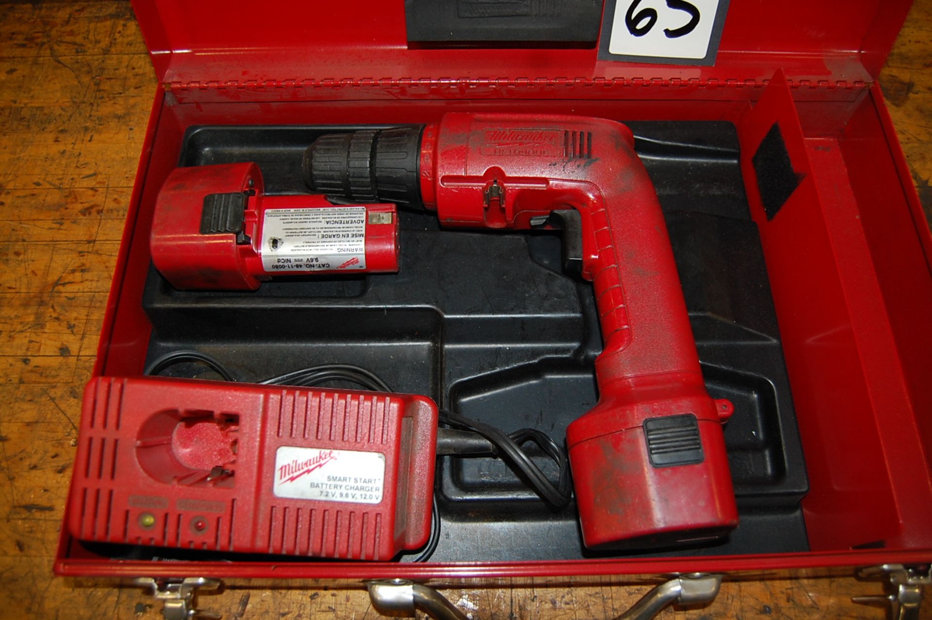 Milwaukee Cat # 0396-1 Cordless 3/8" Driver Drill - Image 2 of 4