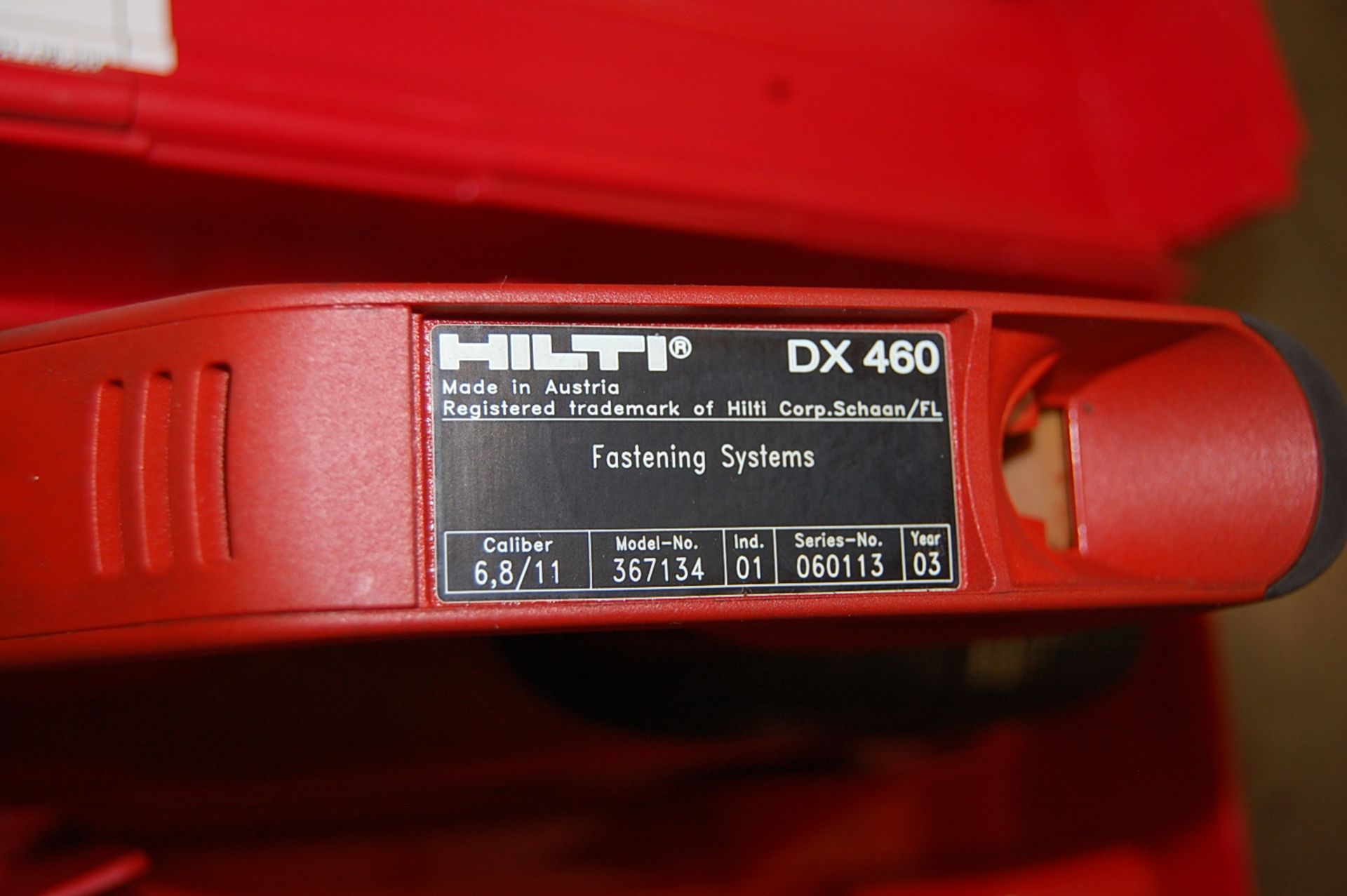 Hilti Model DX-460 Power Actuated Fastening System - Image 4 of 8