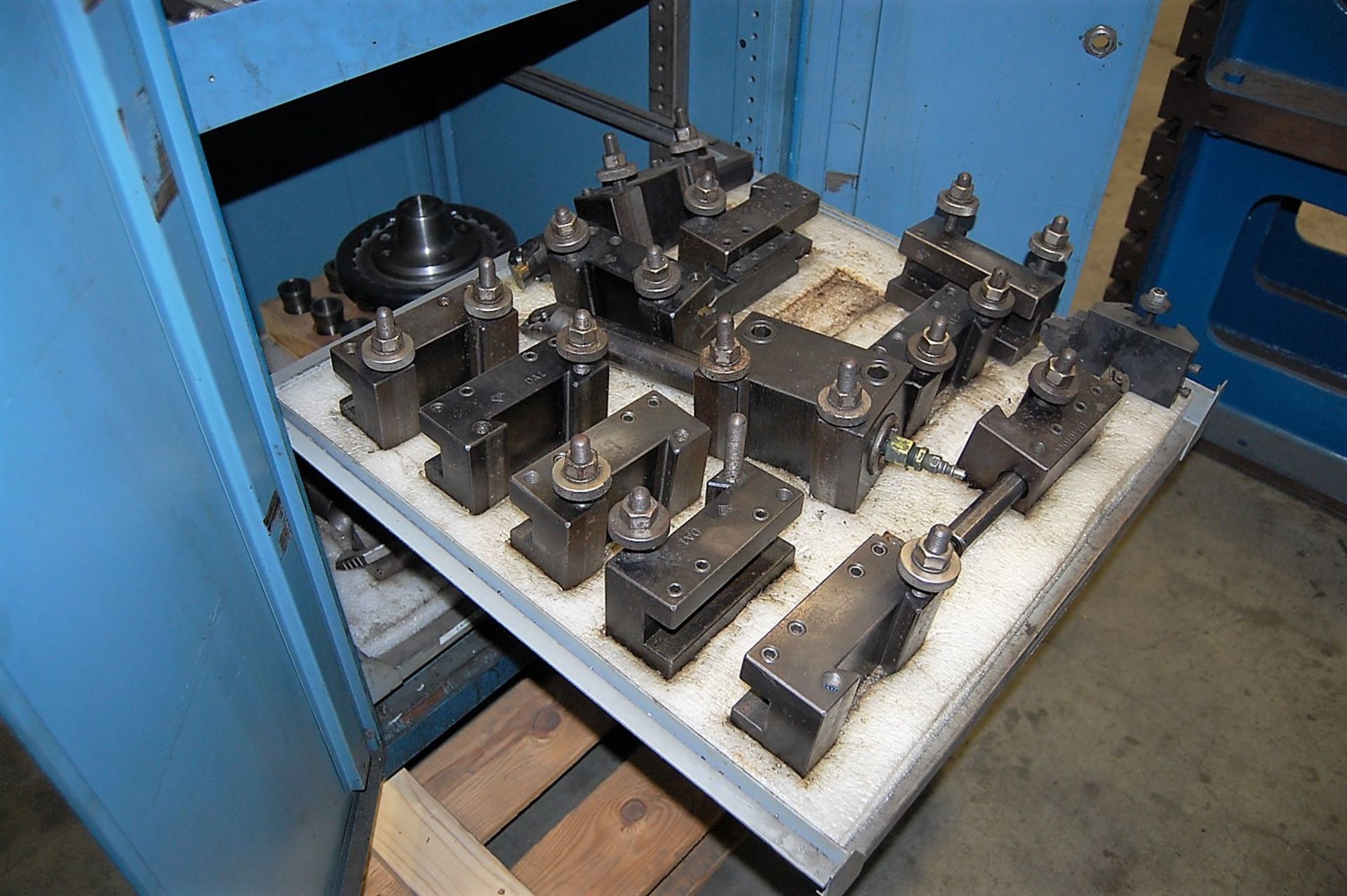 Cabinet with Assorted Lathe Tooling - Image 3 of 4