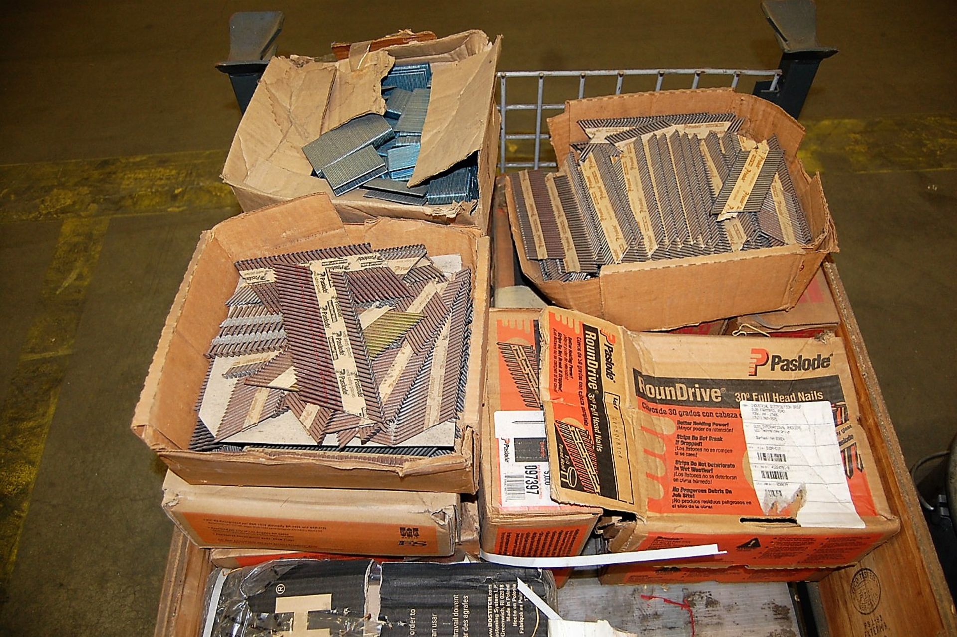 Basket with Assorted Nails/Fasteners - Image 3 of 4