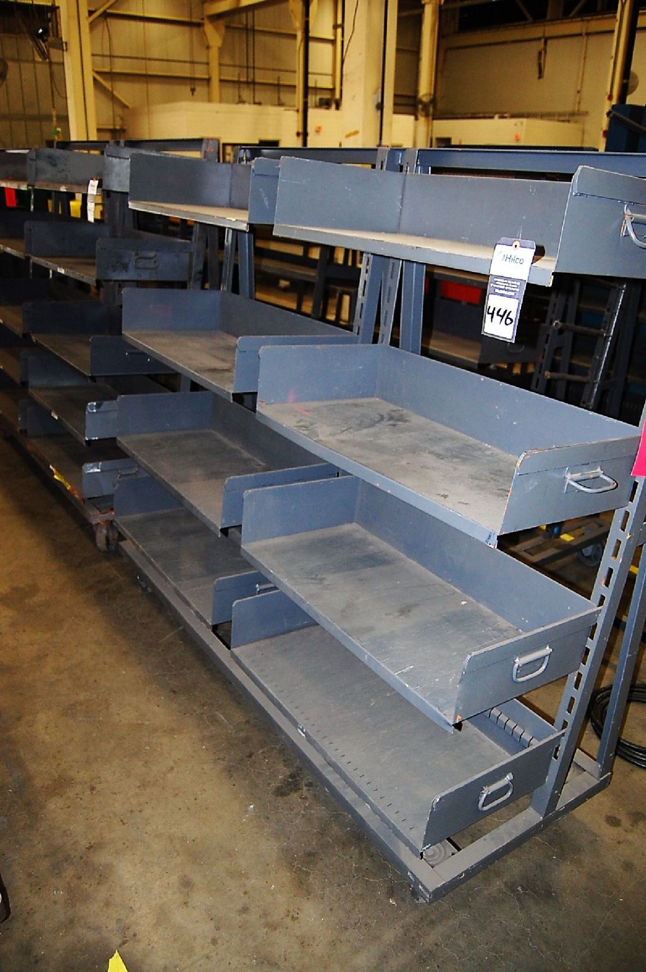 Lot of (6) 36" W x 20" D x 65" H Roller Storage Cart - Image 3 of 3