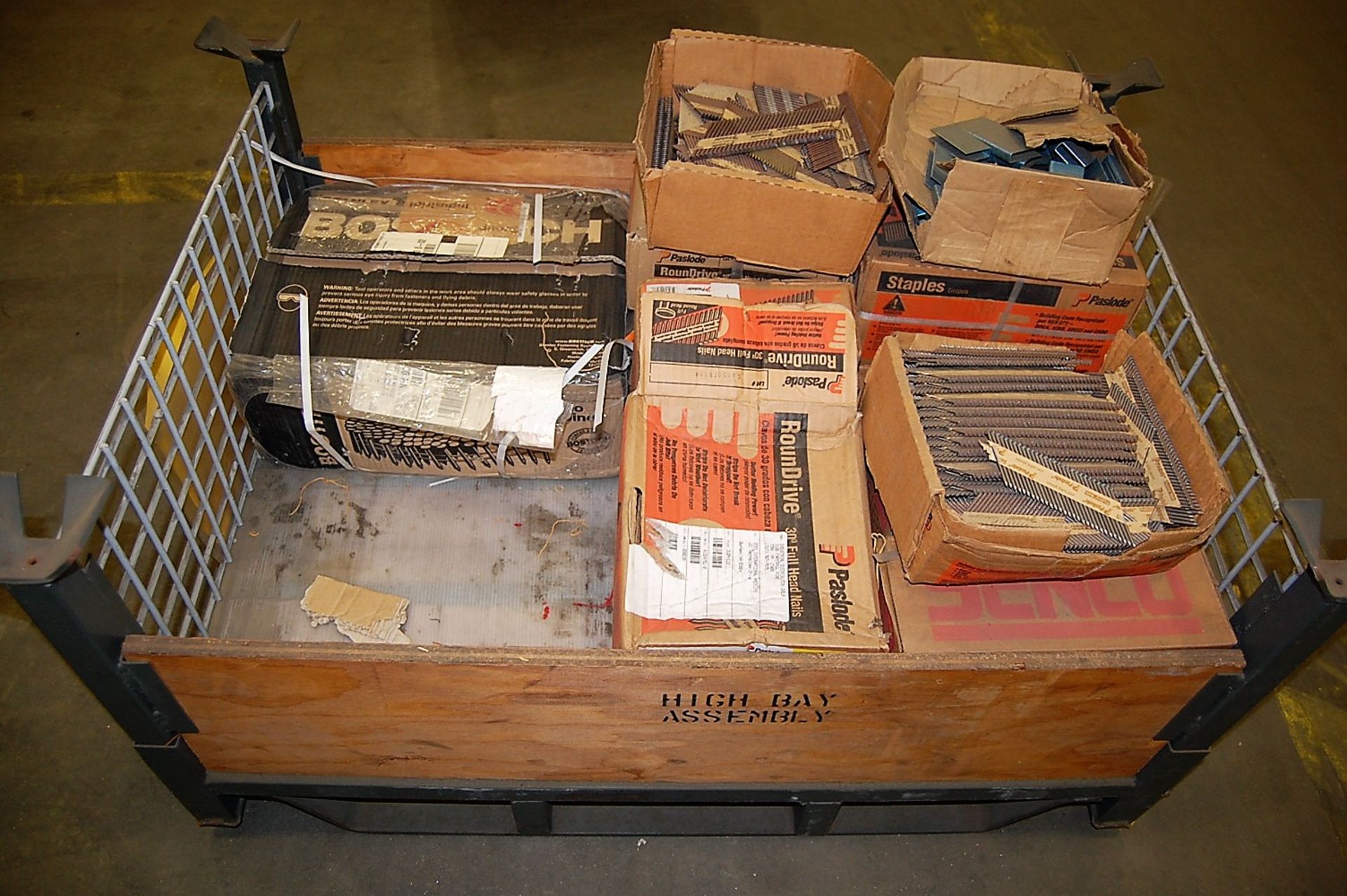 Basket with Assorted Nails/Fasteners - Image 4 of 4