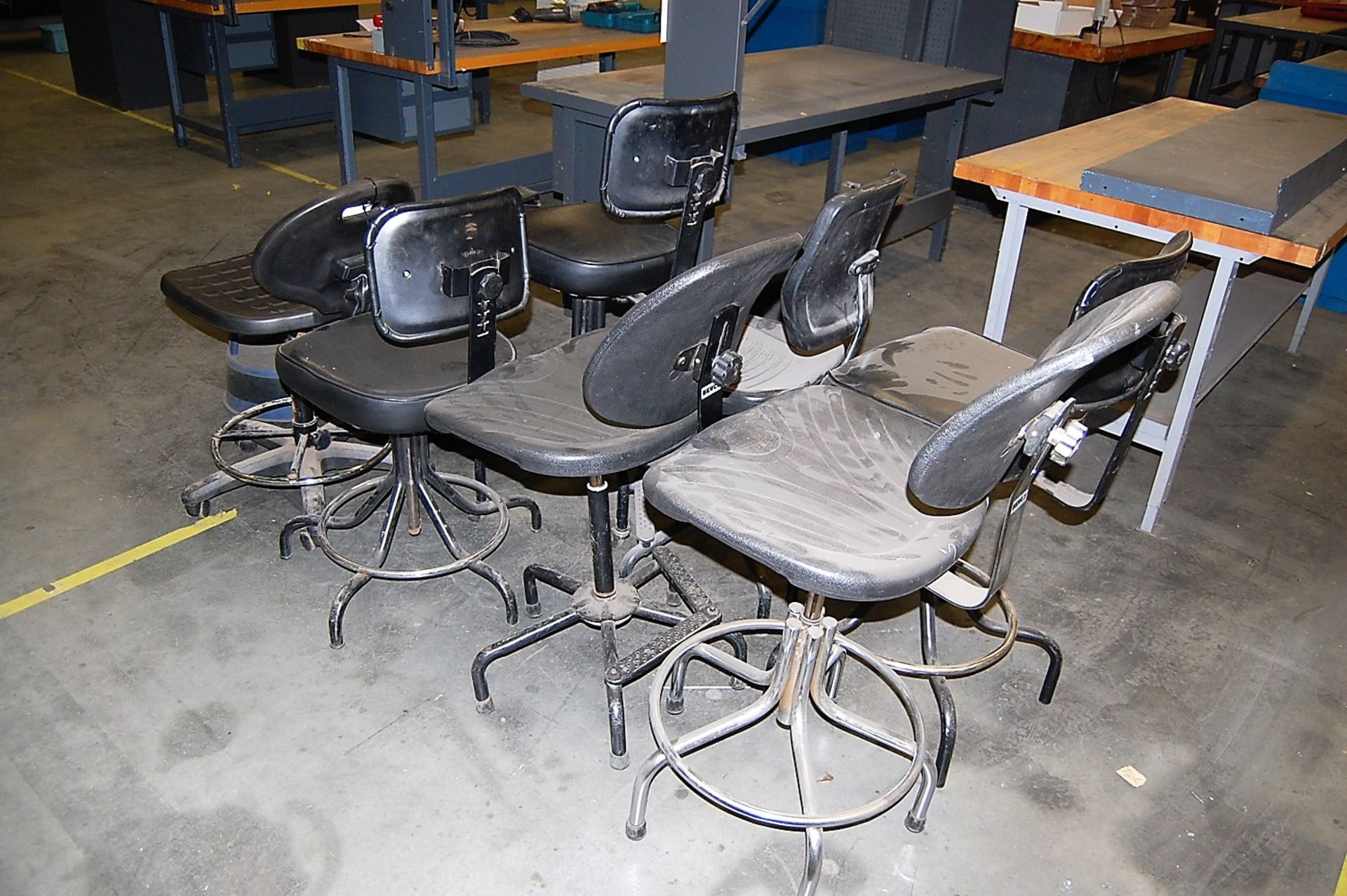 Lot of (8) Chairs and (1) Stool - Image 3 of 3