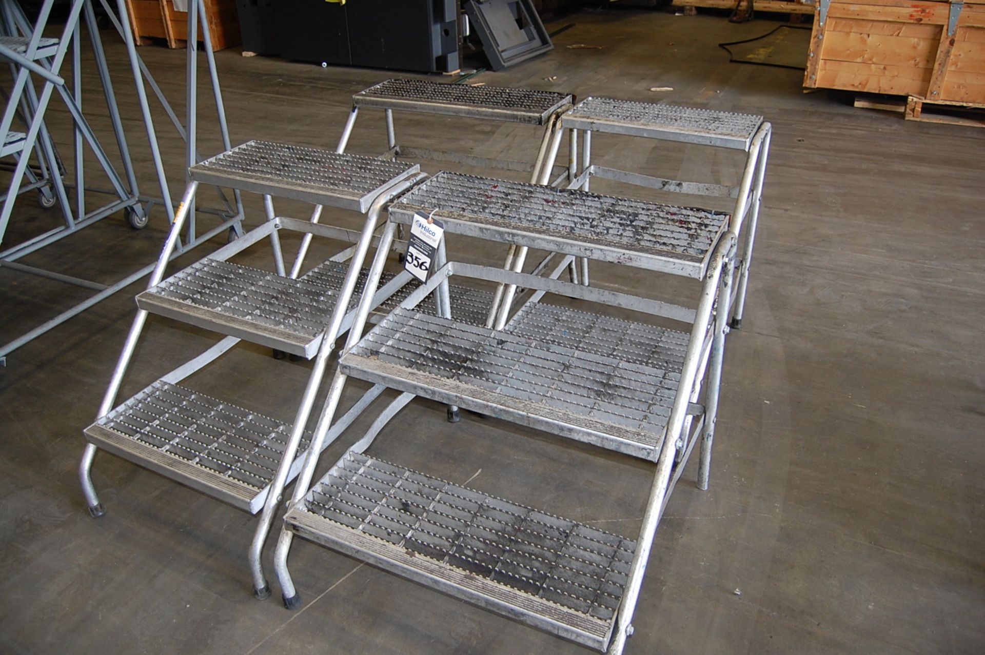 Lot of (4) 30" Rolling Ladder