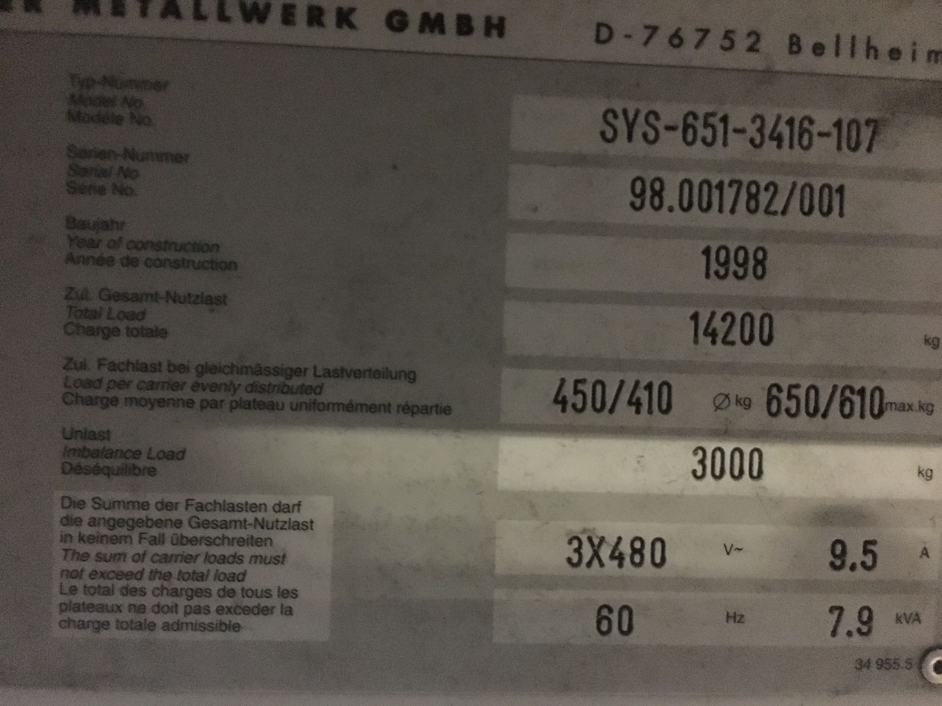 White Conveyors Model Remstar Series 2400 Vertical Carousel Storage/Inventory System - Image 49 of 49