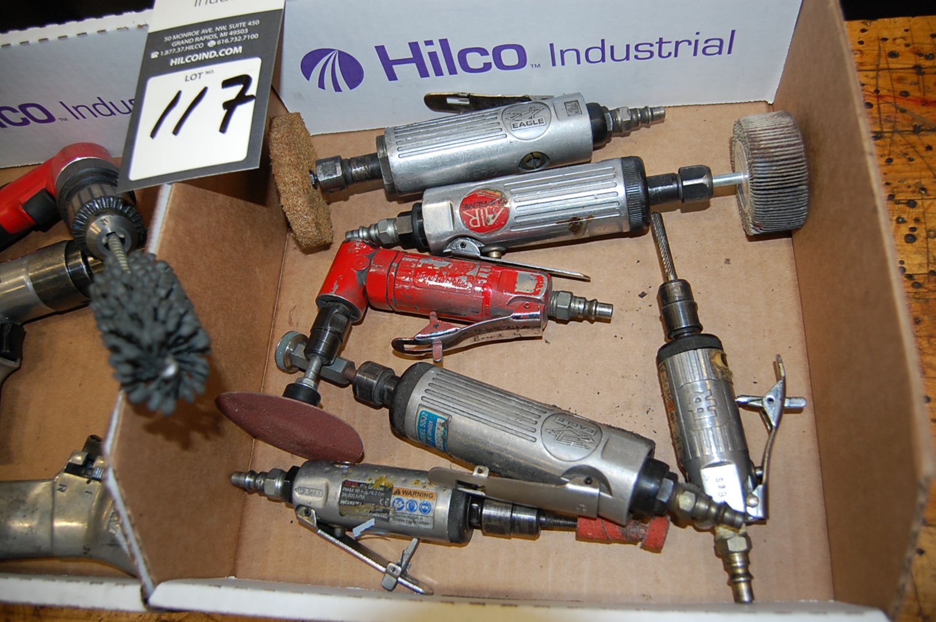 Lot of (9) Assorted Pneumatic Tools - Image 3 of 3