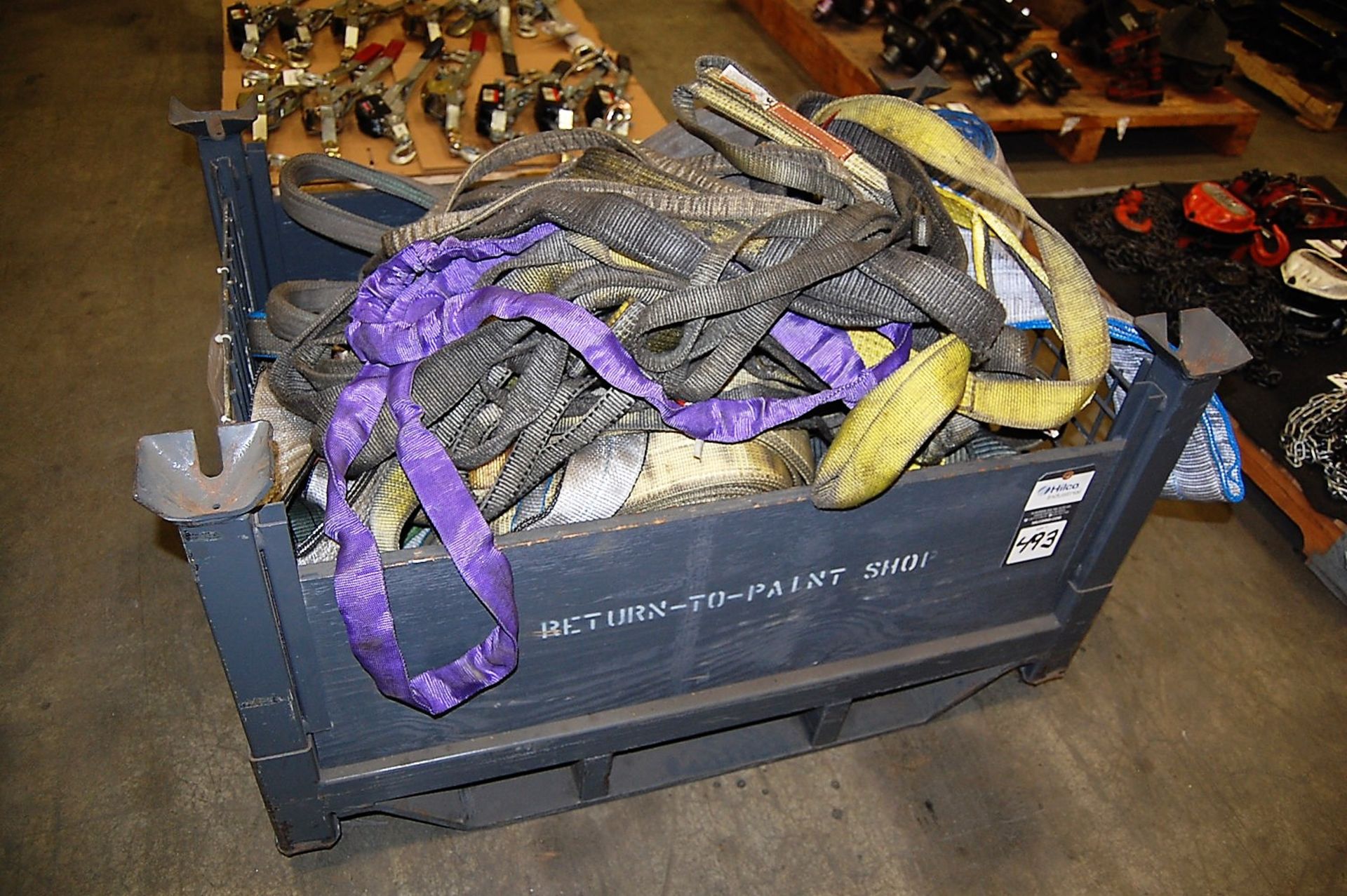 Lot of Assorted Hoists and Straps