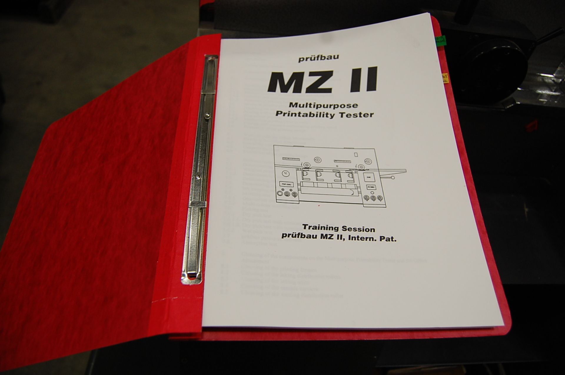 Model Prufbau Type MZ2 FWHTAT Multipurpose Printability Tester - Image 17 of 17