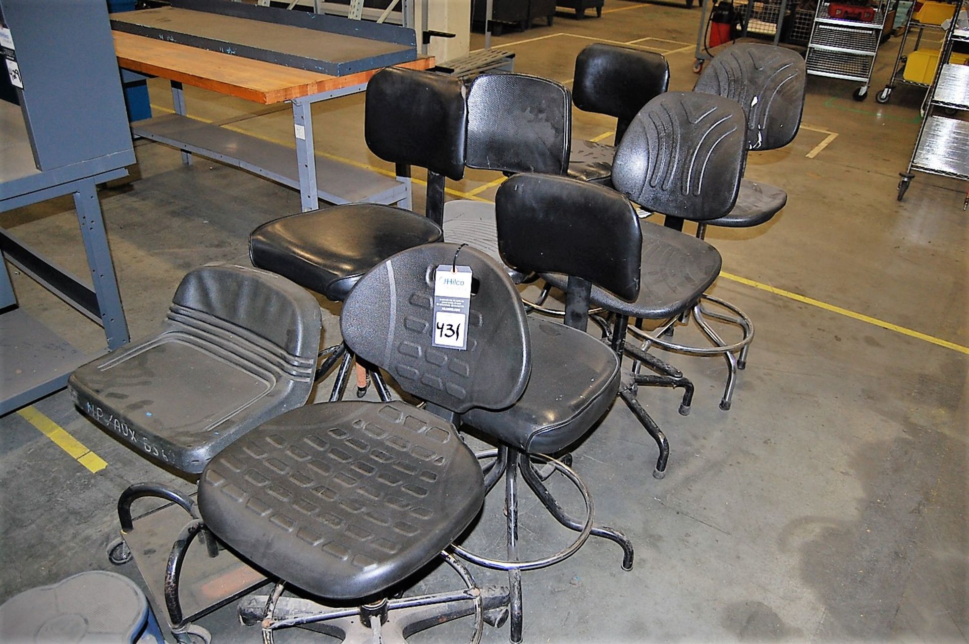 Lot of (8) Chairs and (1) Stool - Image 2 of 3