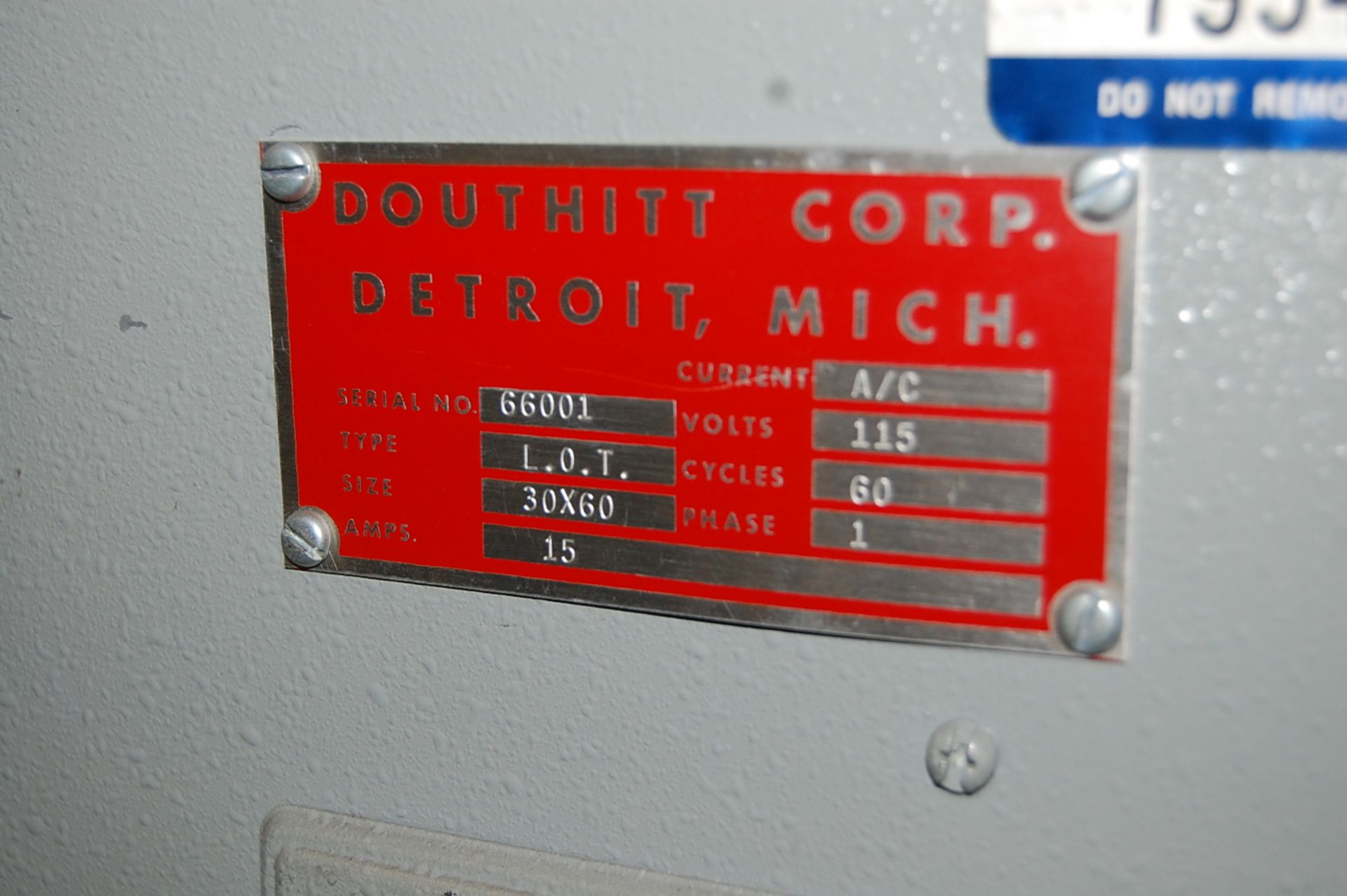 Douthitt Type L.O.T. 30" x 60" Layout Table - Image 3 of 4