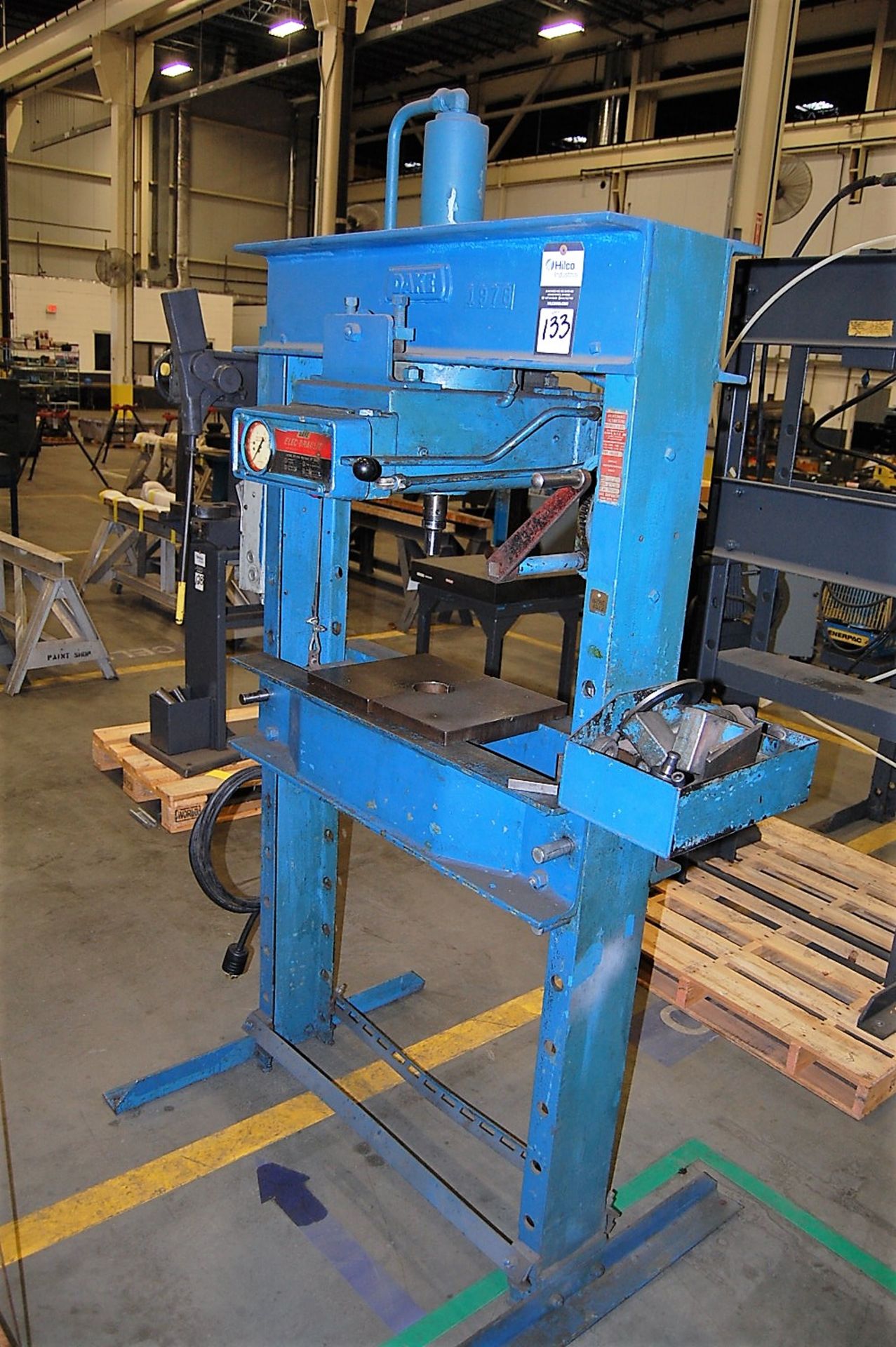 Dake Model 5-025 25 Ton Elec-draulic H-Frame Shop Press