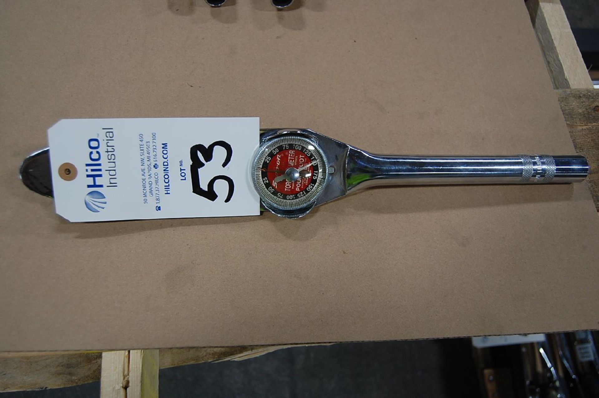 Snap-On Model TorqMeter 175 Ft. Lb. Dial Type Torque Wrench