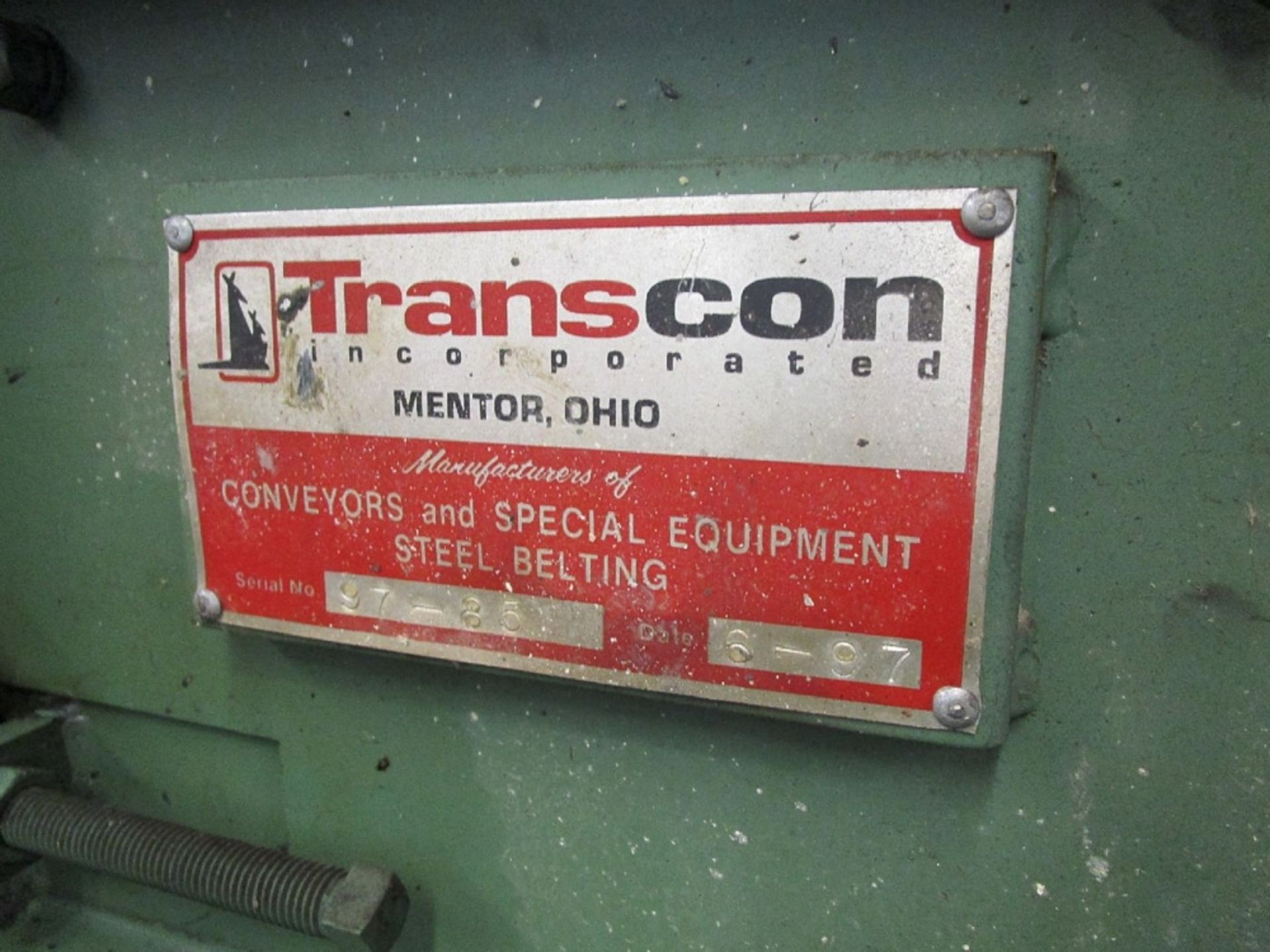 Transcon 1/2Hp Incline Conveyor - Image 2 of 2