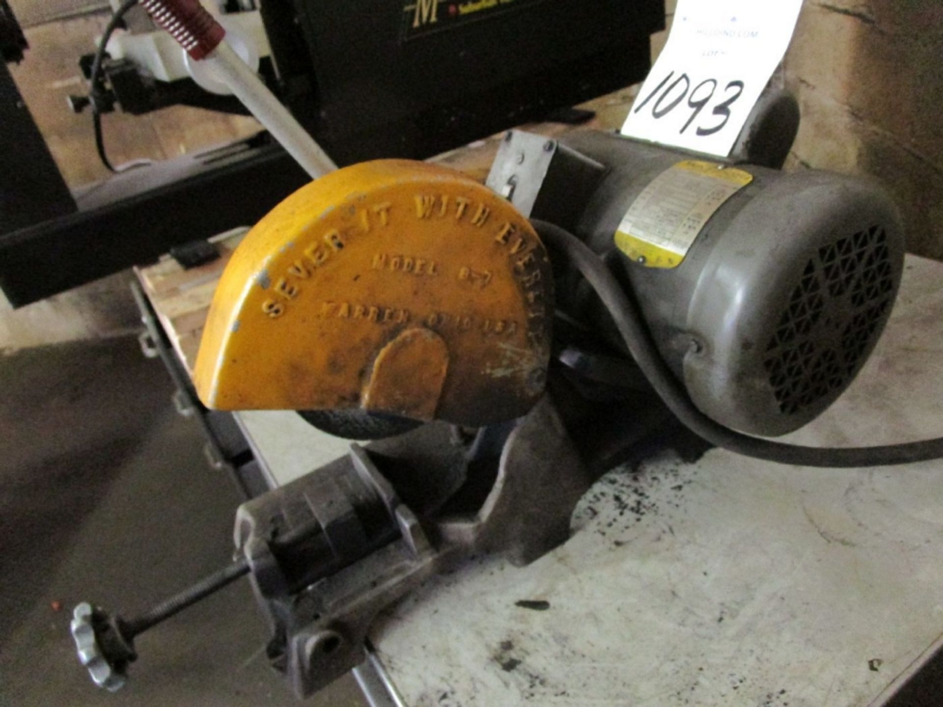 Everett Model Eight-Seven 8 in. Cut-Off Saw - Image 3 of 3