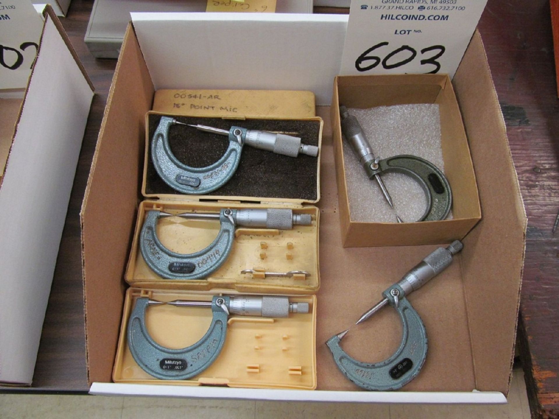 Mitutoyo 0 - 1" Point Micrometers