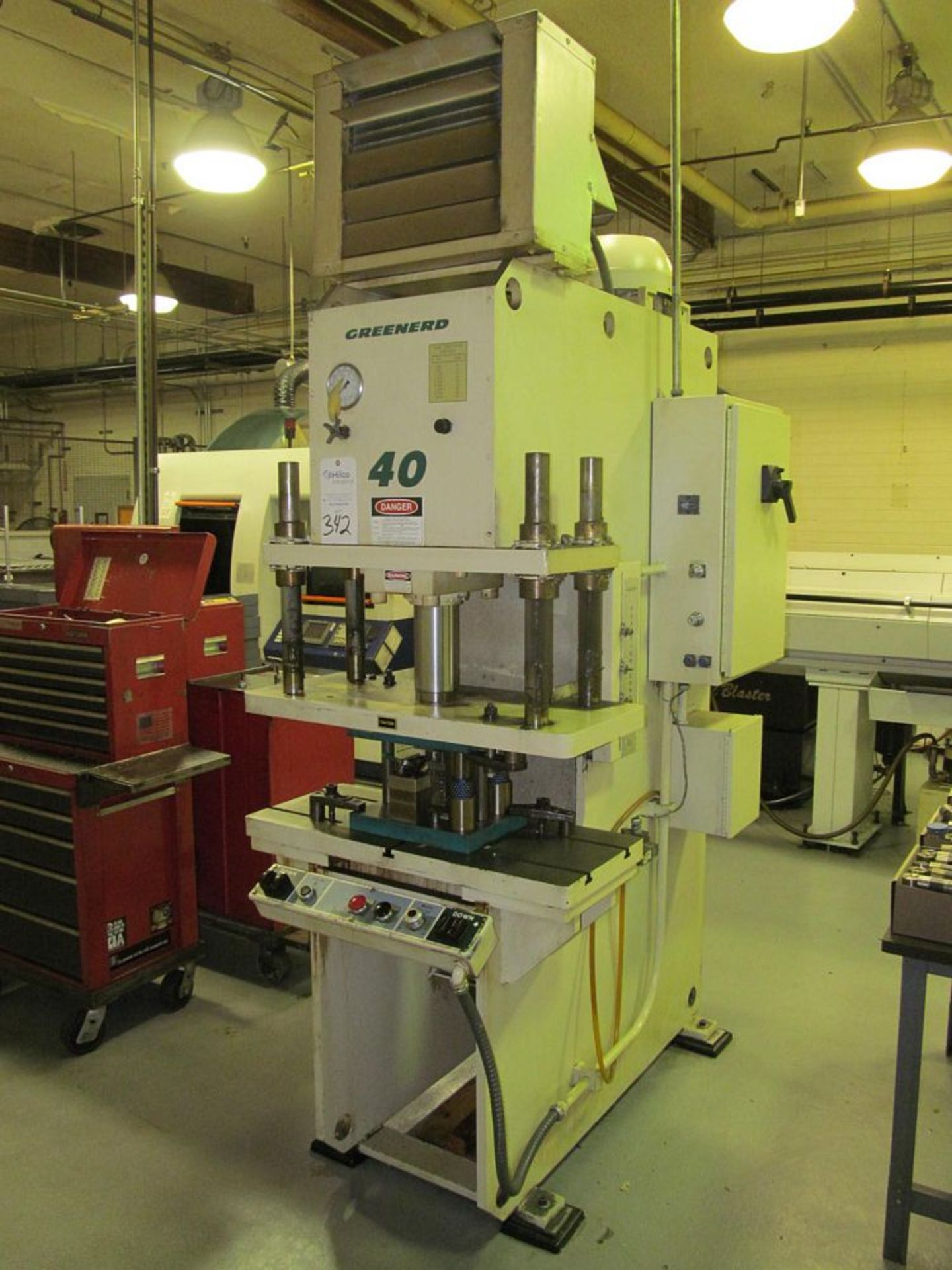 Greenerd Model HCA-40-30RS 40-Ton Gap Frame Hydraulic Press - Image 2 of 2