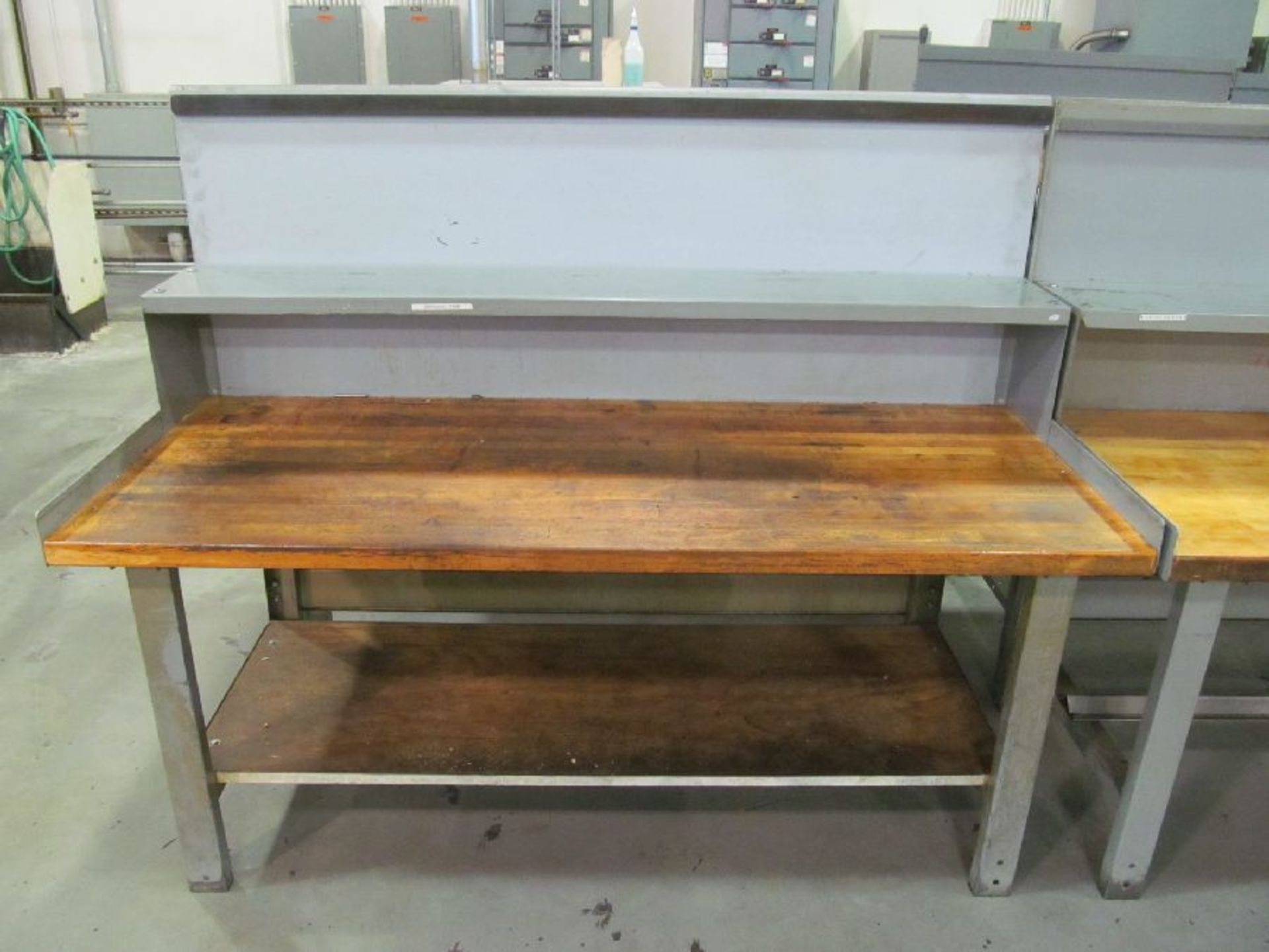 30" x 72" Wood Top Work Bench