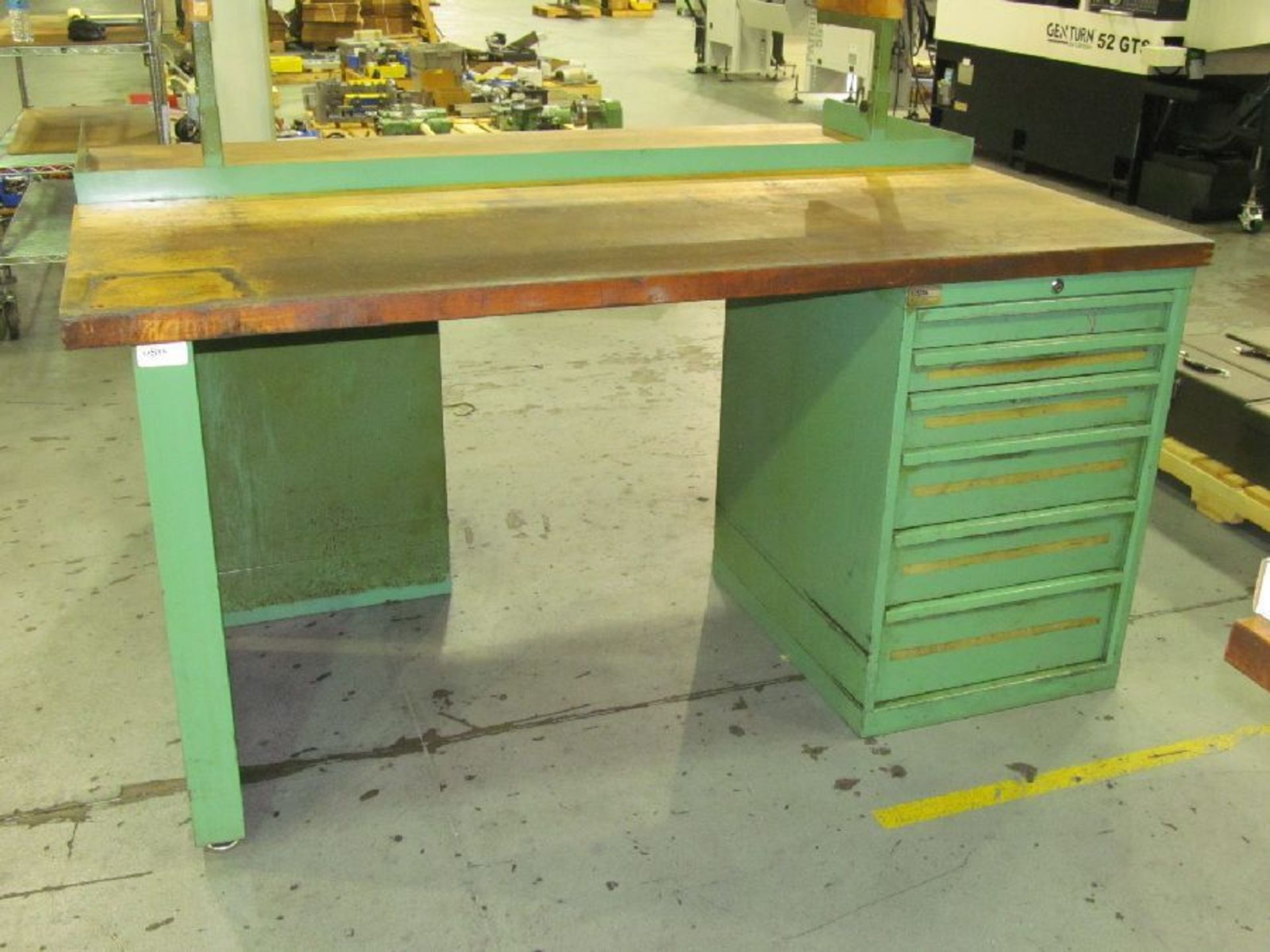 Lista 30" x 72" Wood Top Work Bench w/ 6-Drawer Cabinet