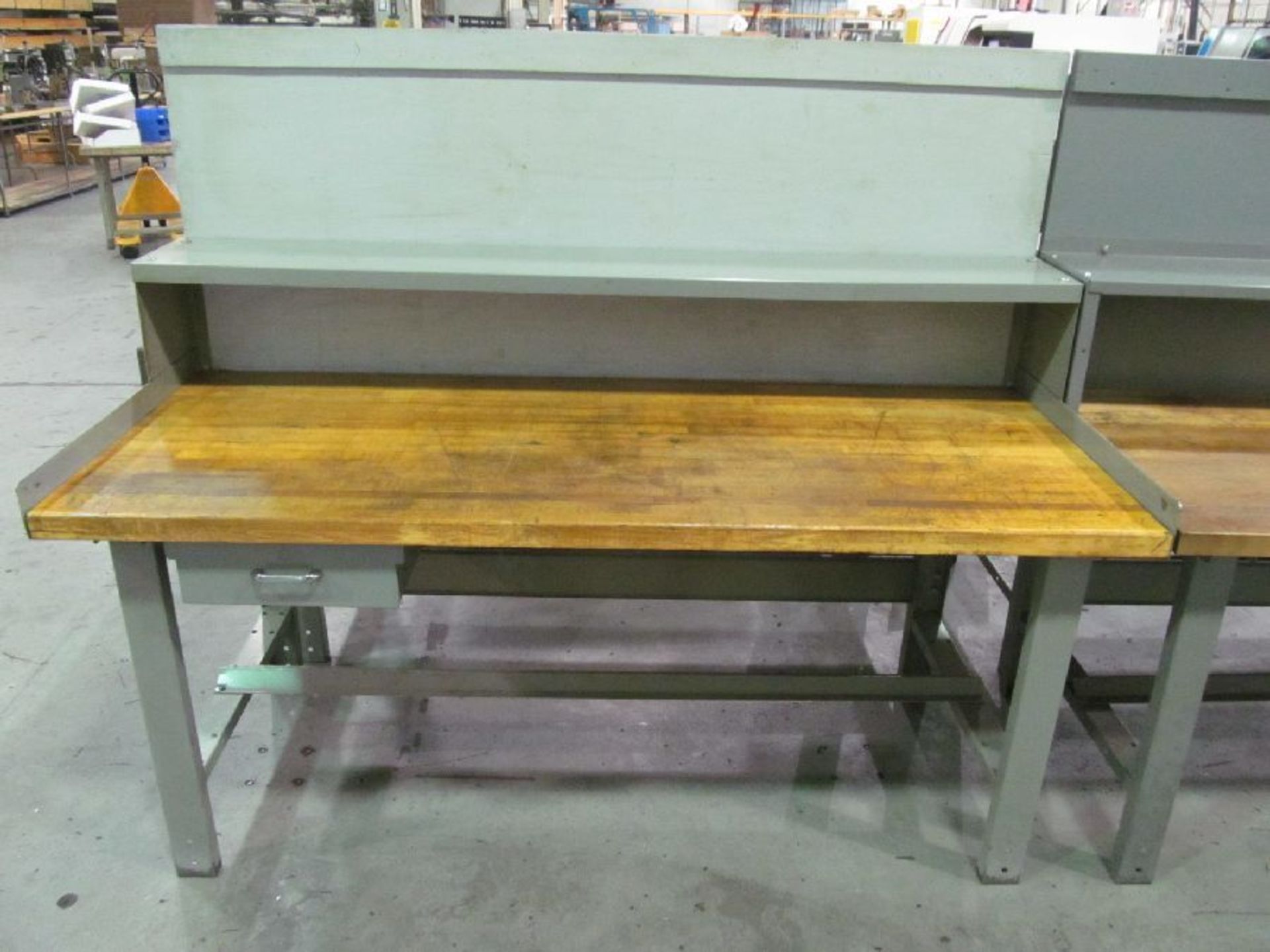 30" x 72" Wood Top Work Bench