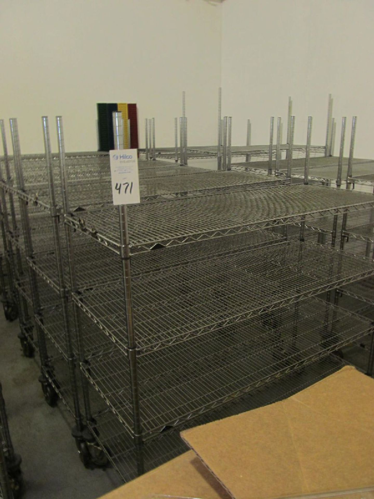 24" x 60" Wire Shelf Carts