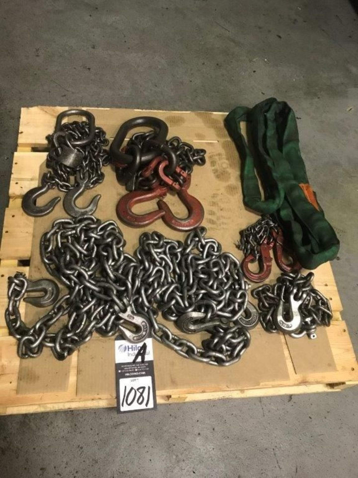 Assorted Strap and Lifting Chain